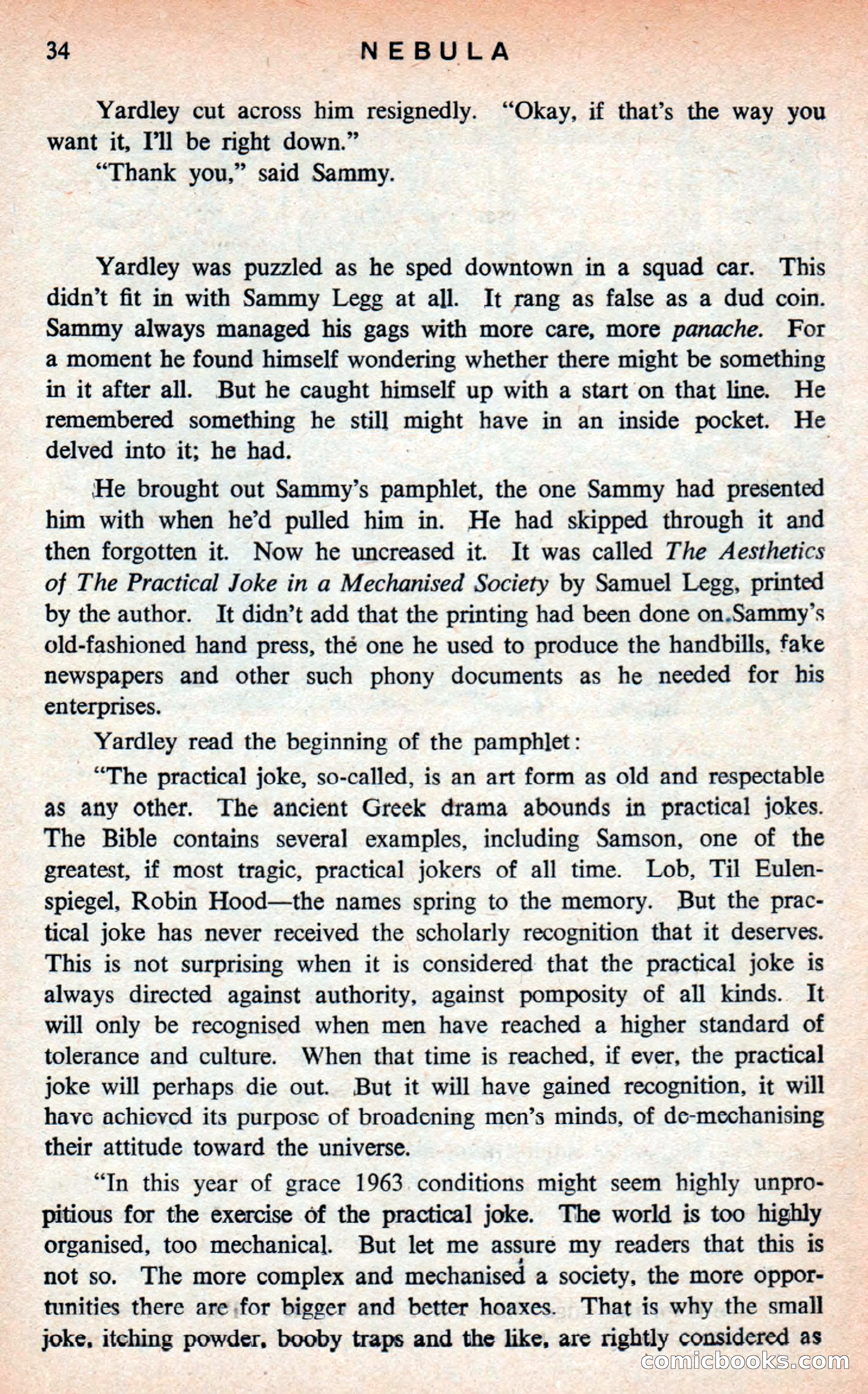 Nebula Science Fiction, Number 17 — page 36 of 117