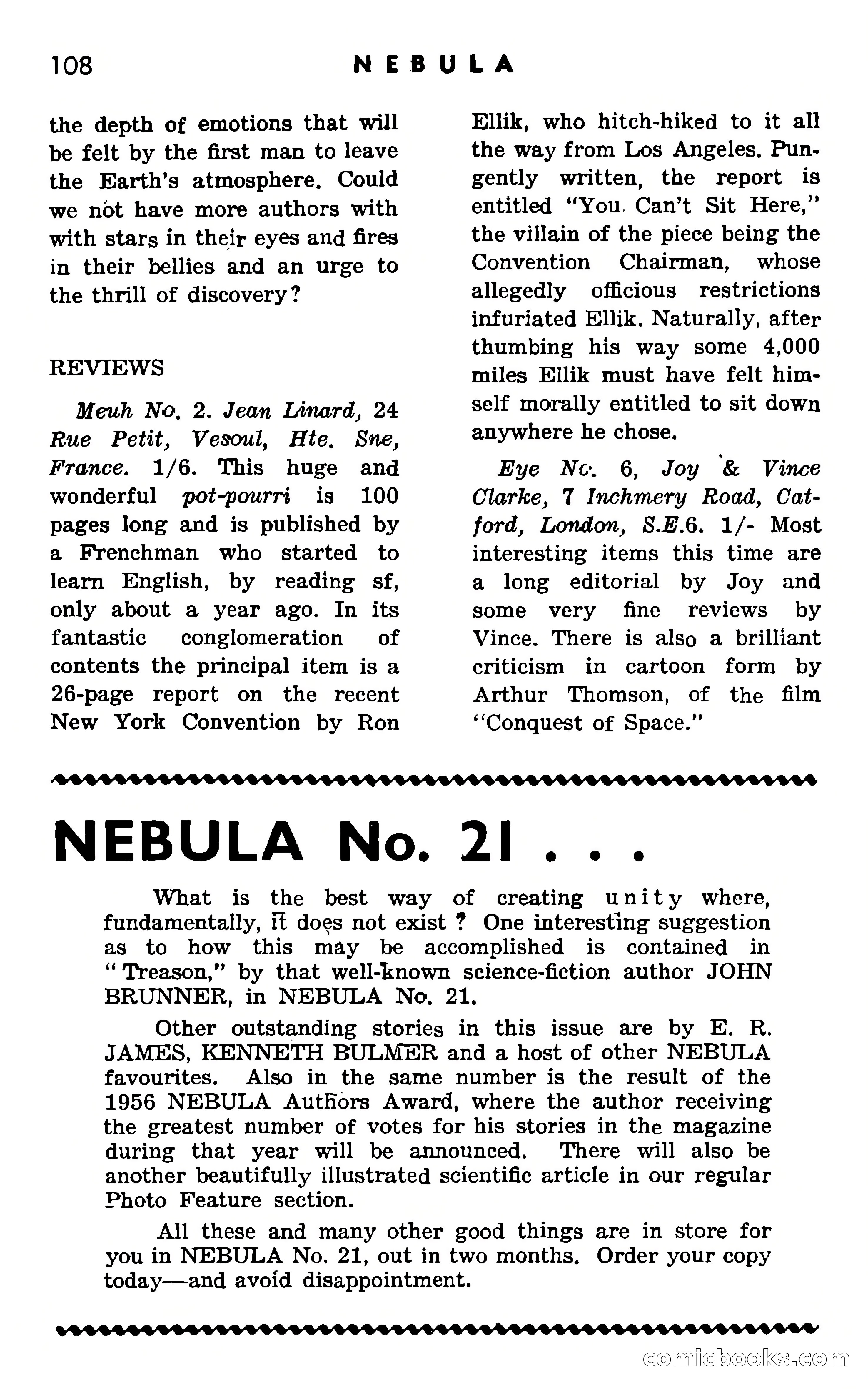 Nebula Science Fiction, Number 20 — page 110 of 117