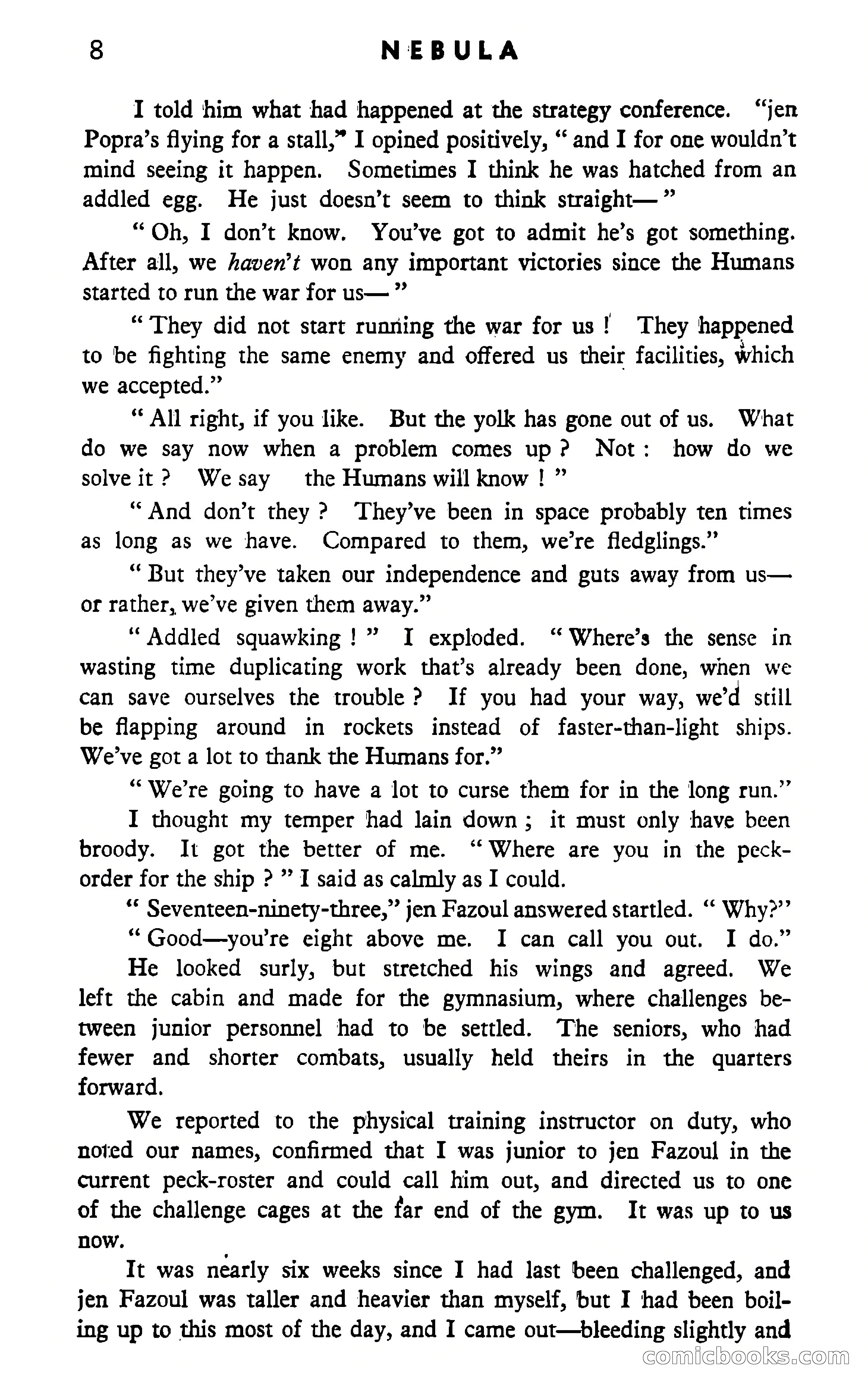 Nebula Science Fiction, Number 21 — page 10 of 117