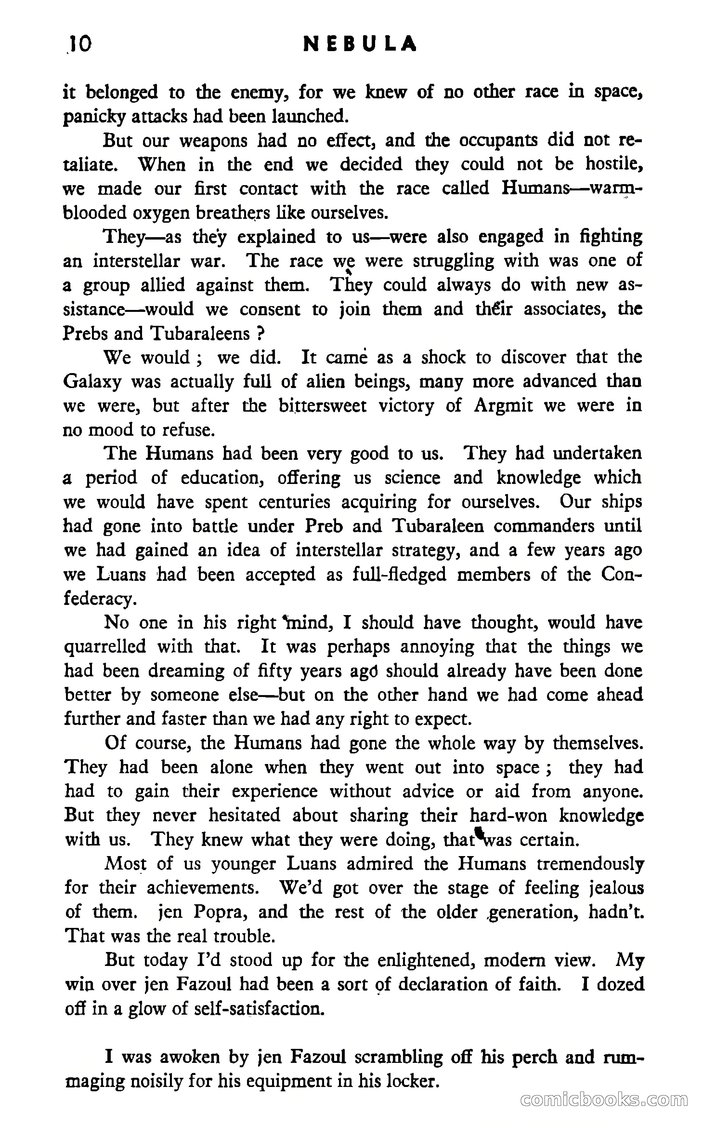 Nebula Science Fiction, Number 21 — page 12 of 117