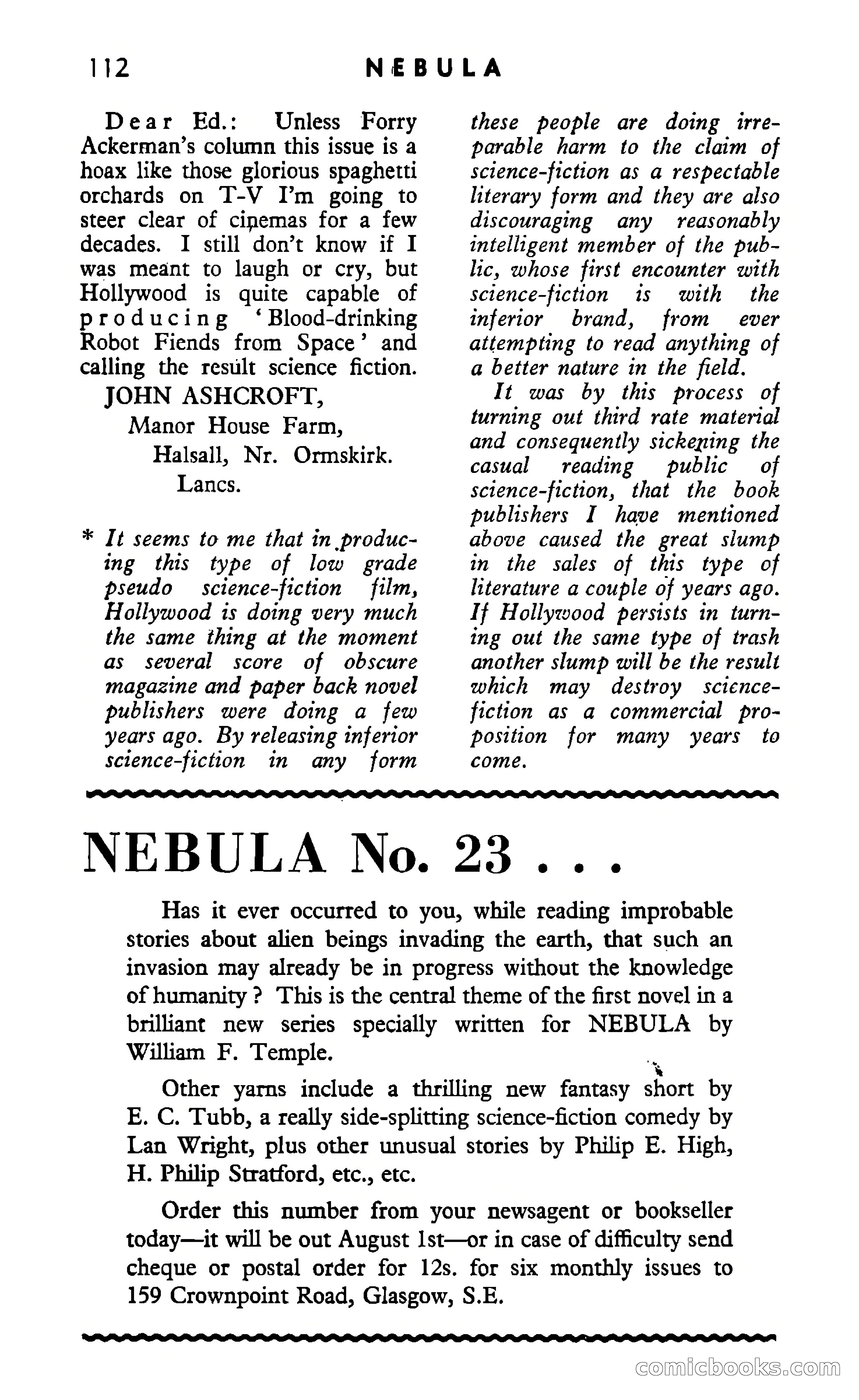 Nebula Science Fiction #22 — page 114 of 117