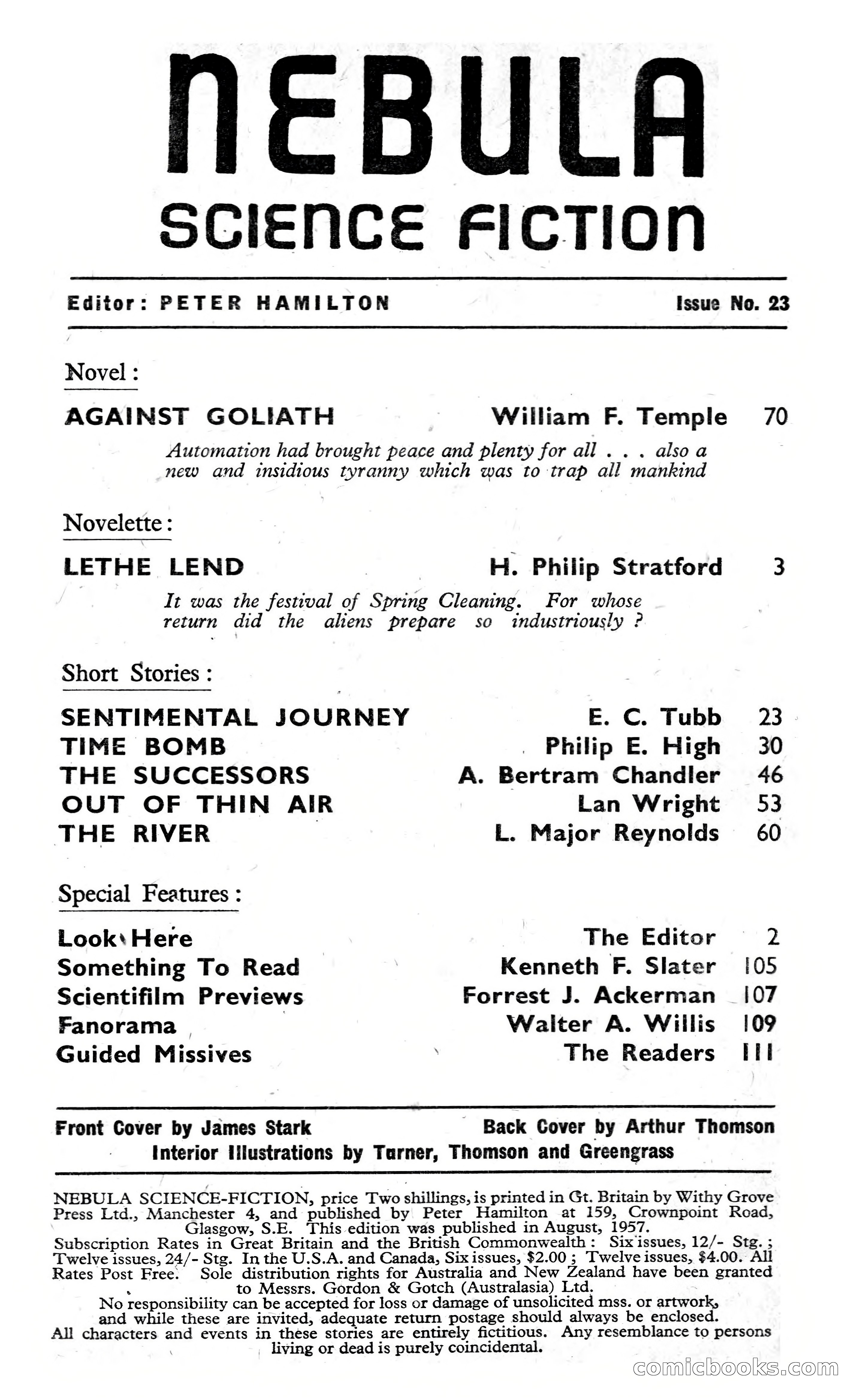 Nebula Science Fiction, August 1957 — page 3 of 116