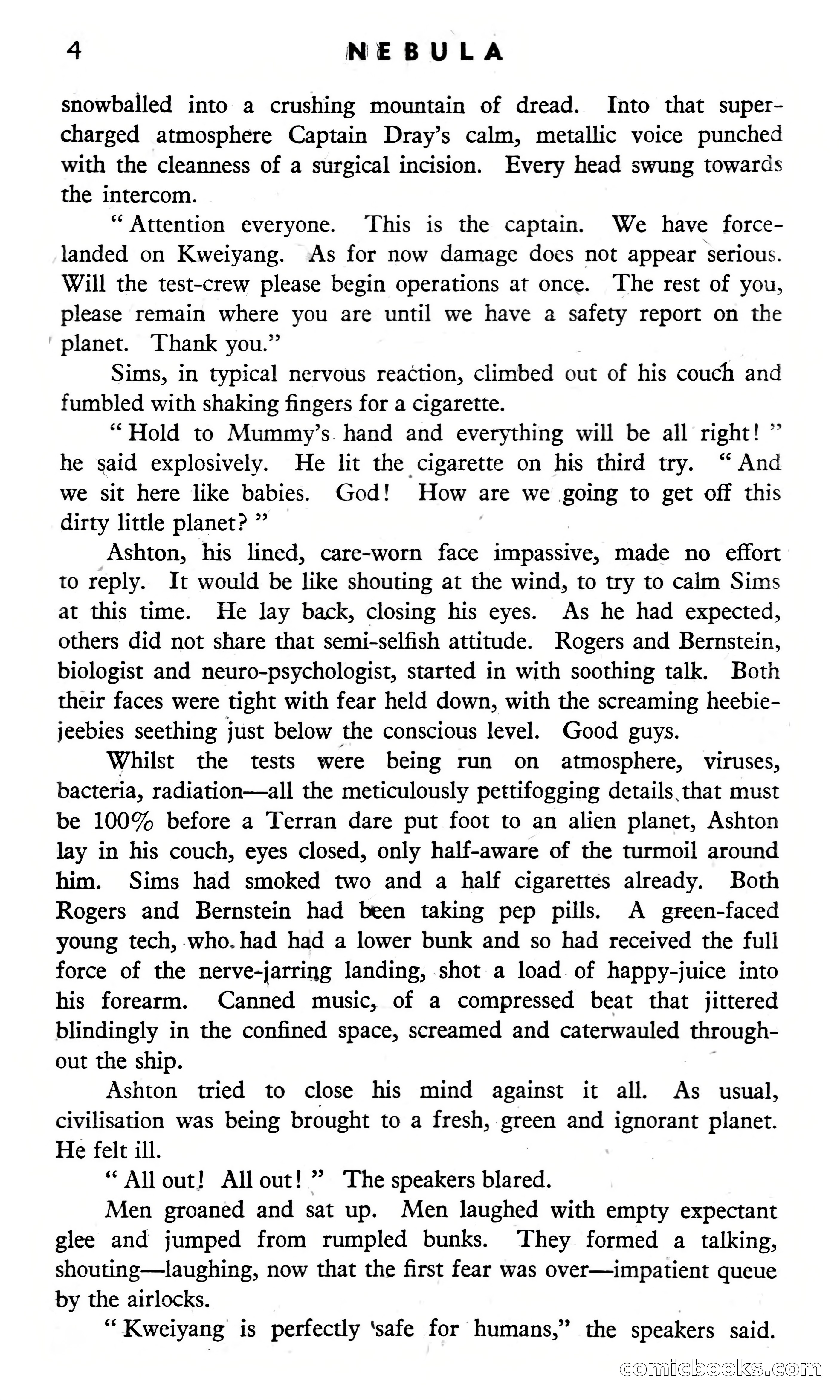 Nebula Science Fiction, August 1957 — page 6 of 116