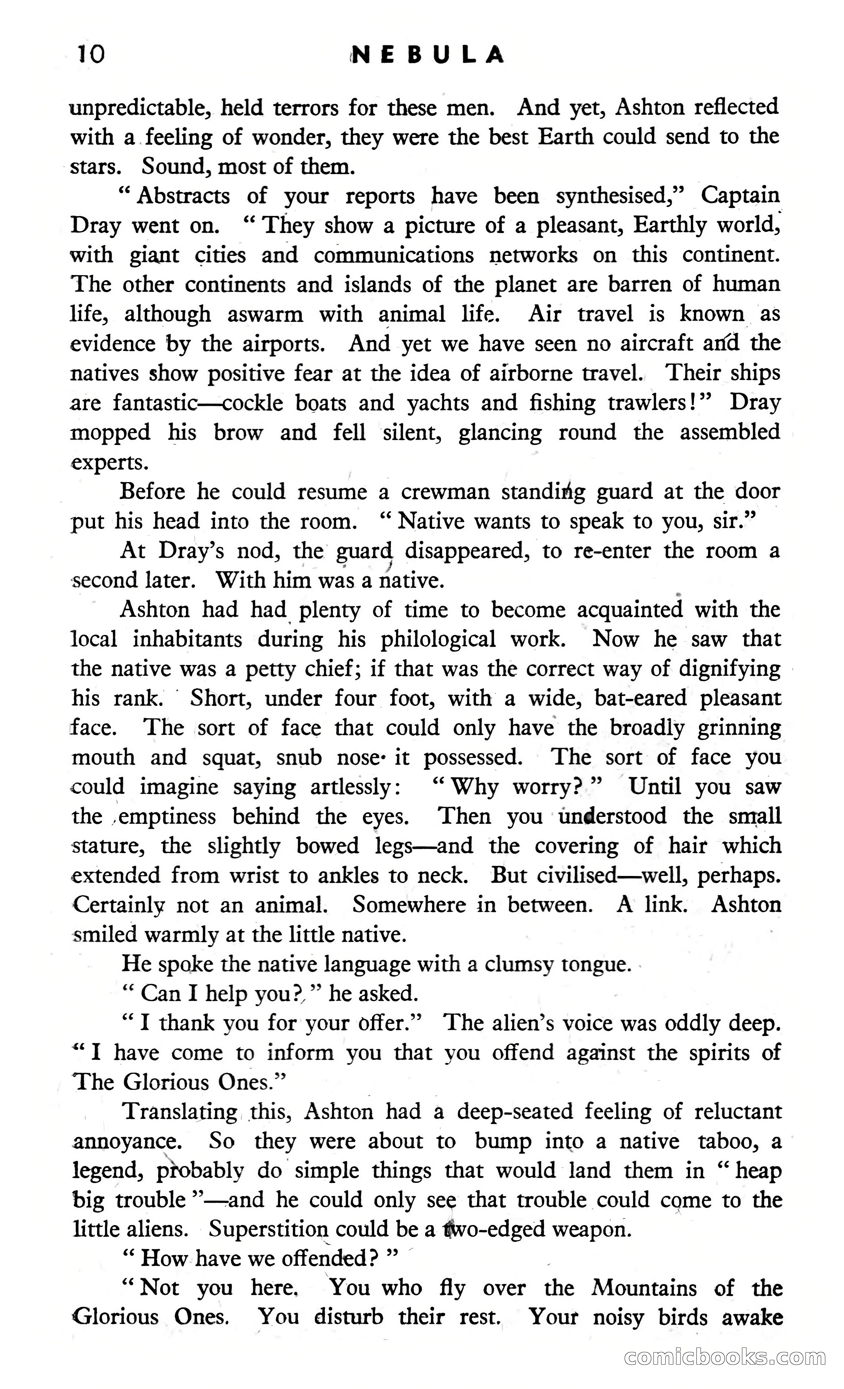 Nebula Science Fiction, August 1957 — page 12 of 116