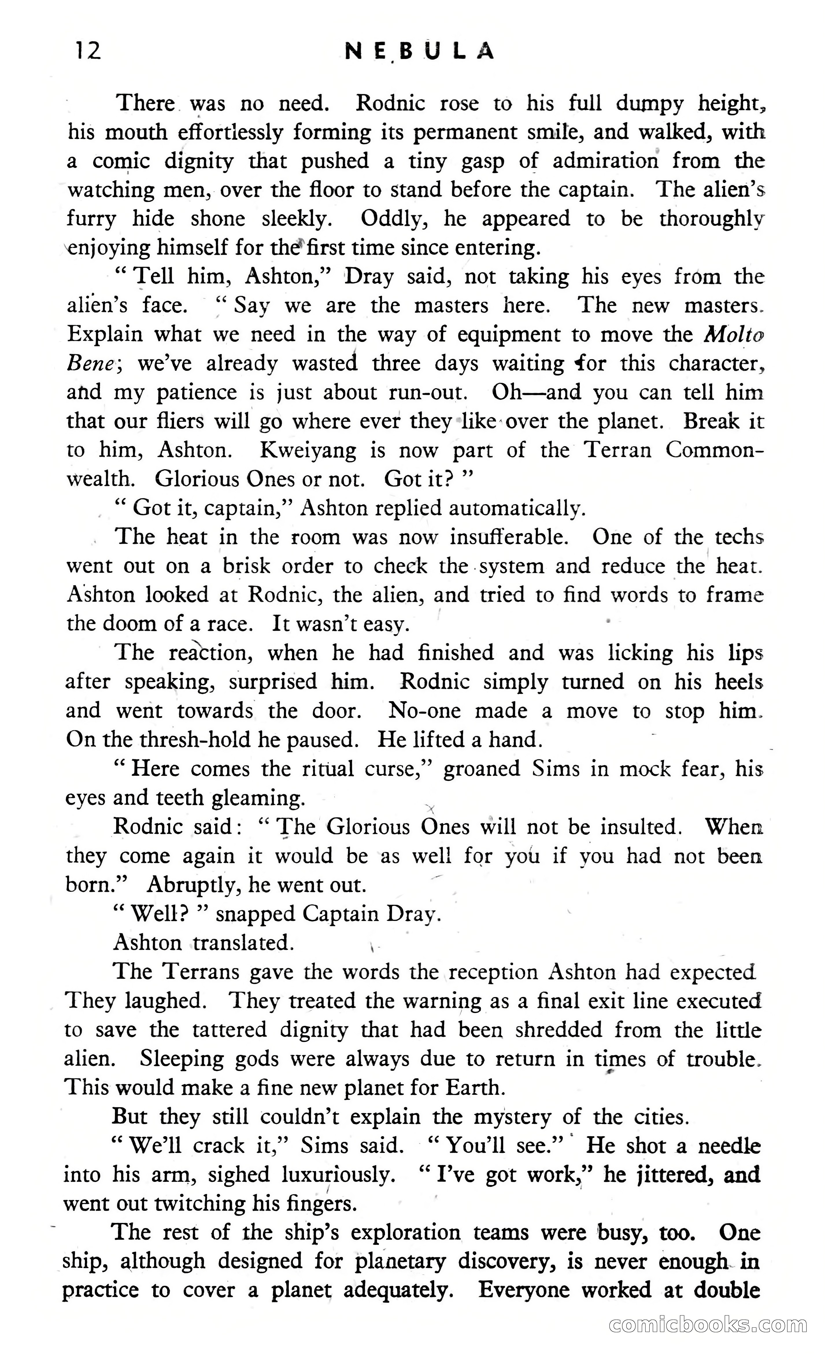 Nebula Science Fiction, August 1957 — page 14 of 116