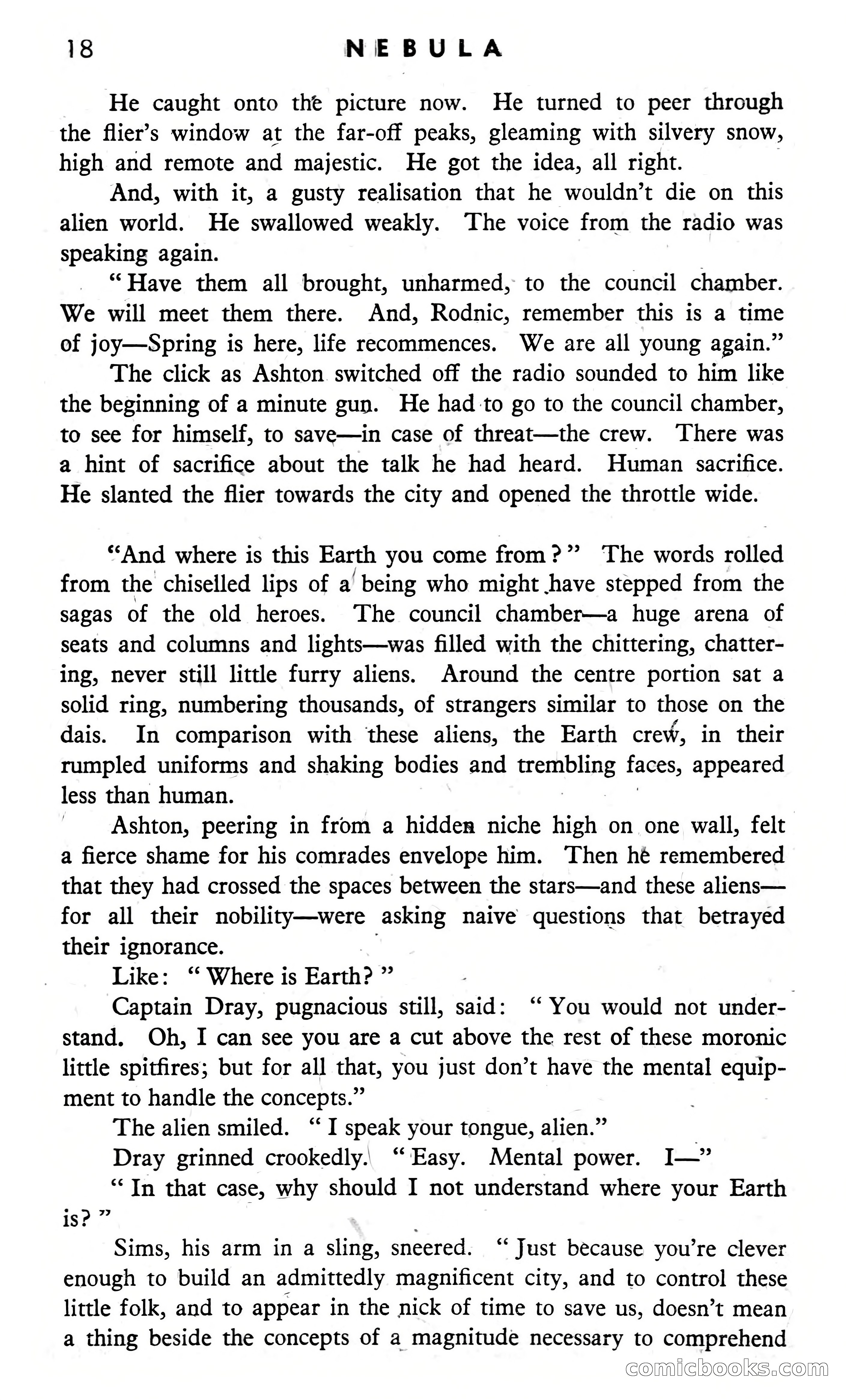 Nebula Science Fiction, August 1957 — page 20 of 116
