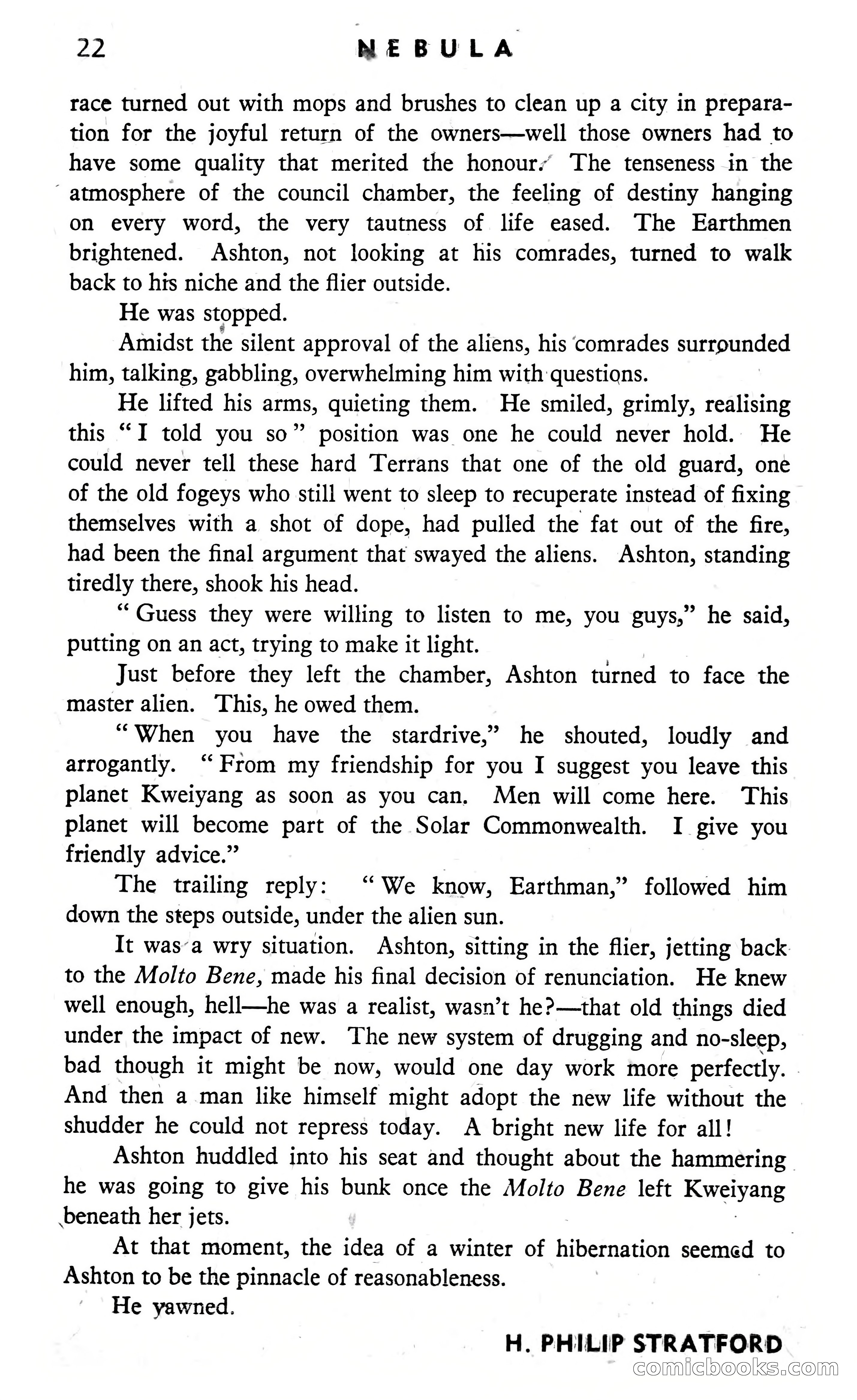 Nebula Science Fiction, August 1957 — page 24 of 116