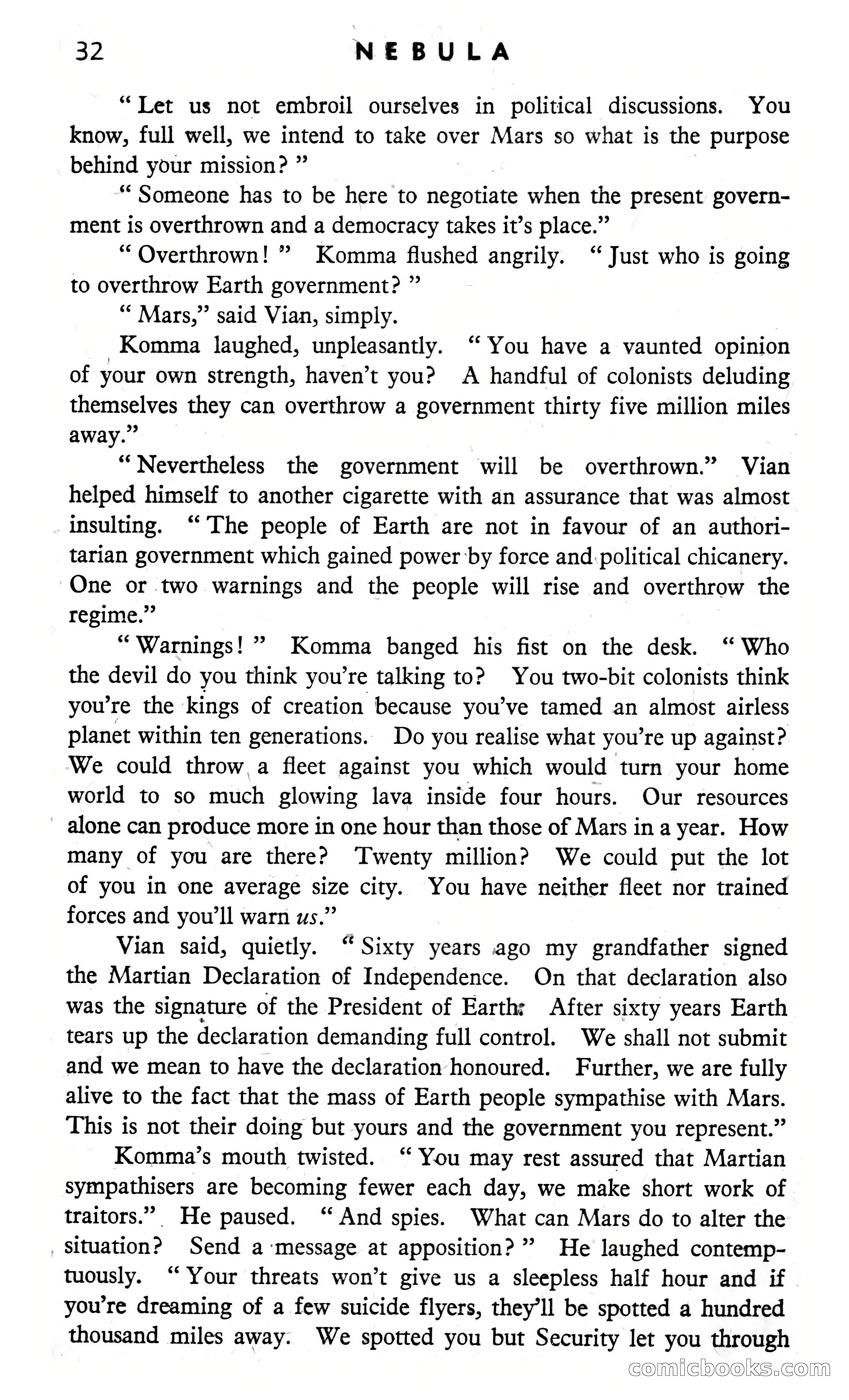 Nebula Science Fiction, August 1957 — page 34 of 116