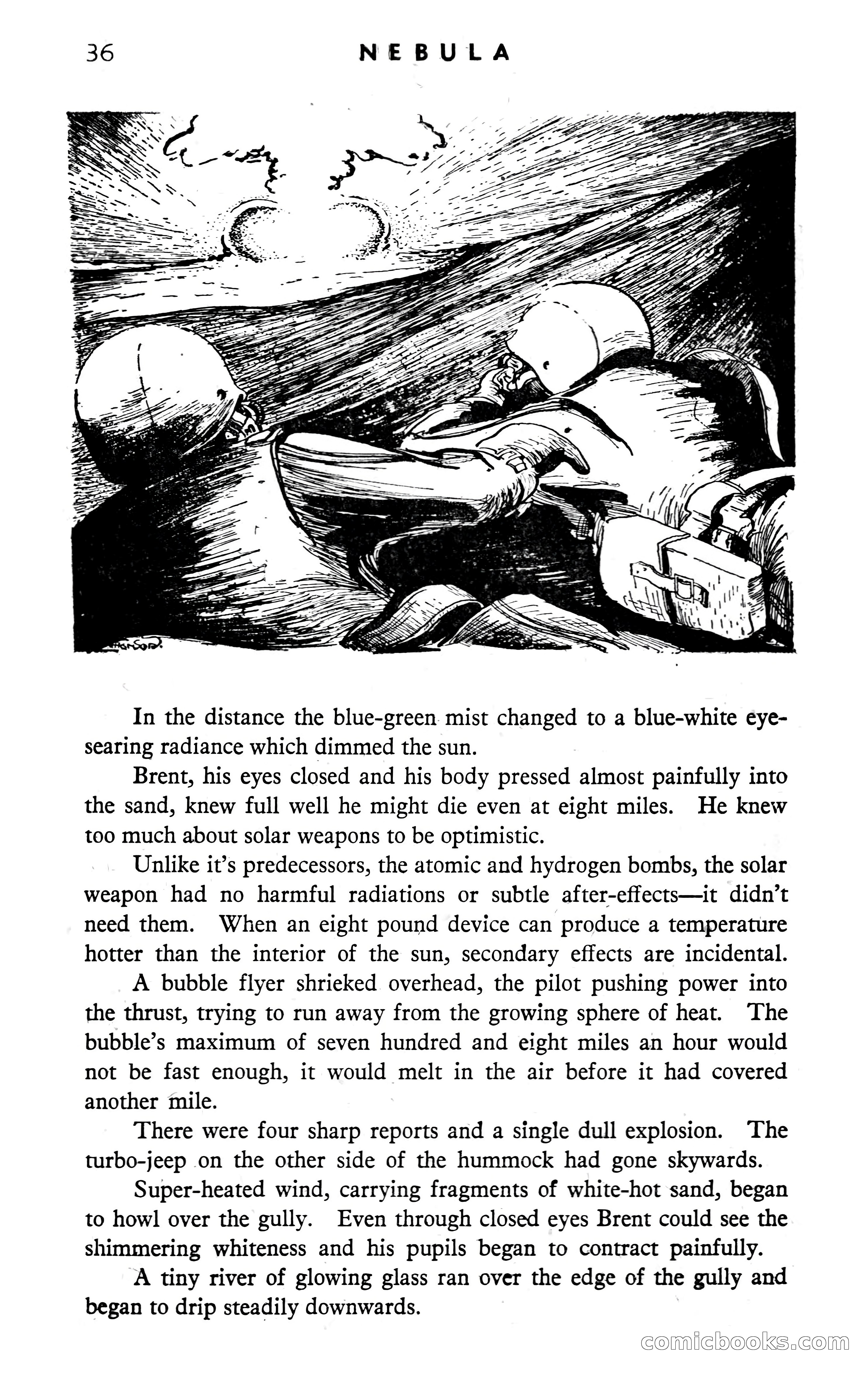 Nebula Science Fiction, August 1957 — page 38 of 116