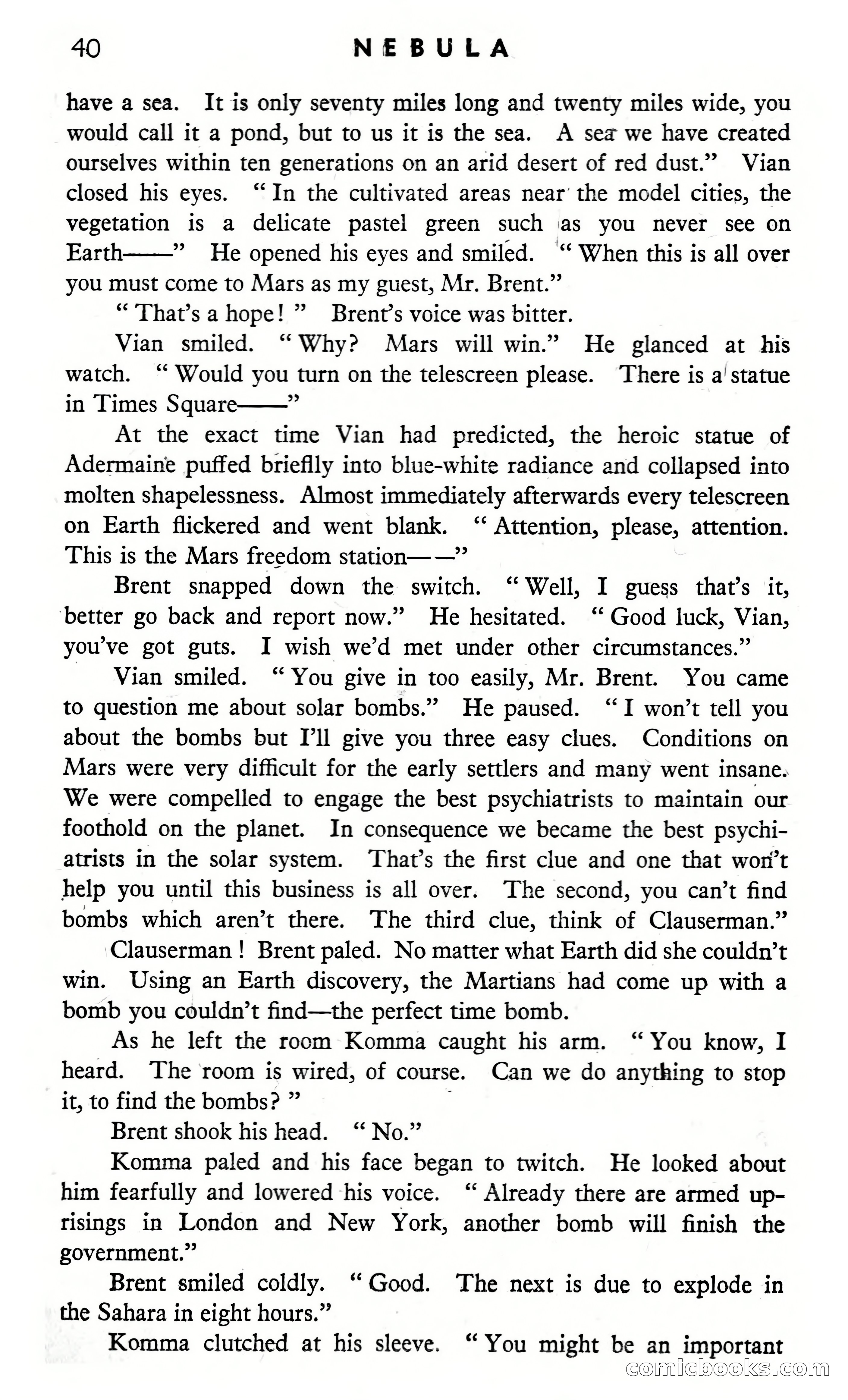 Nebula Science Fiction, August 1957 — page 42 of 116