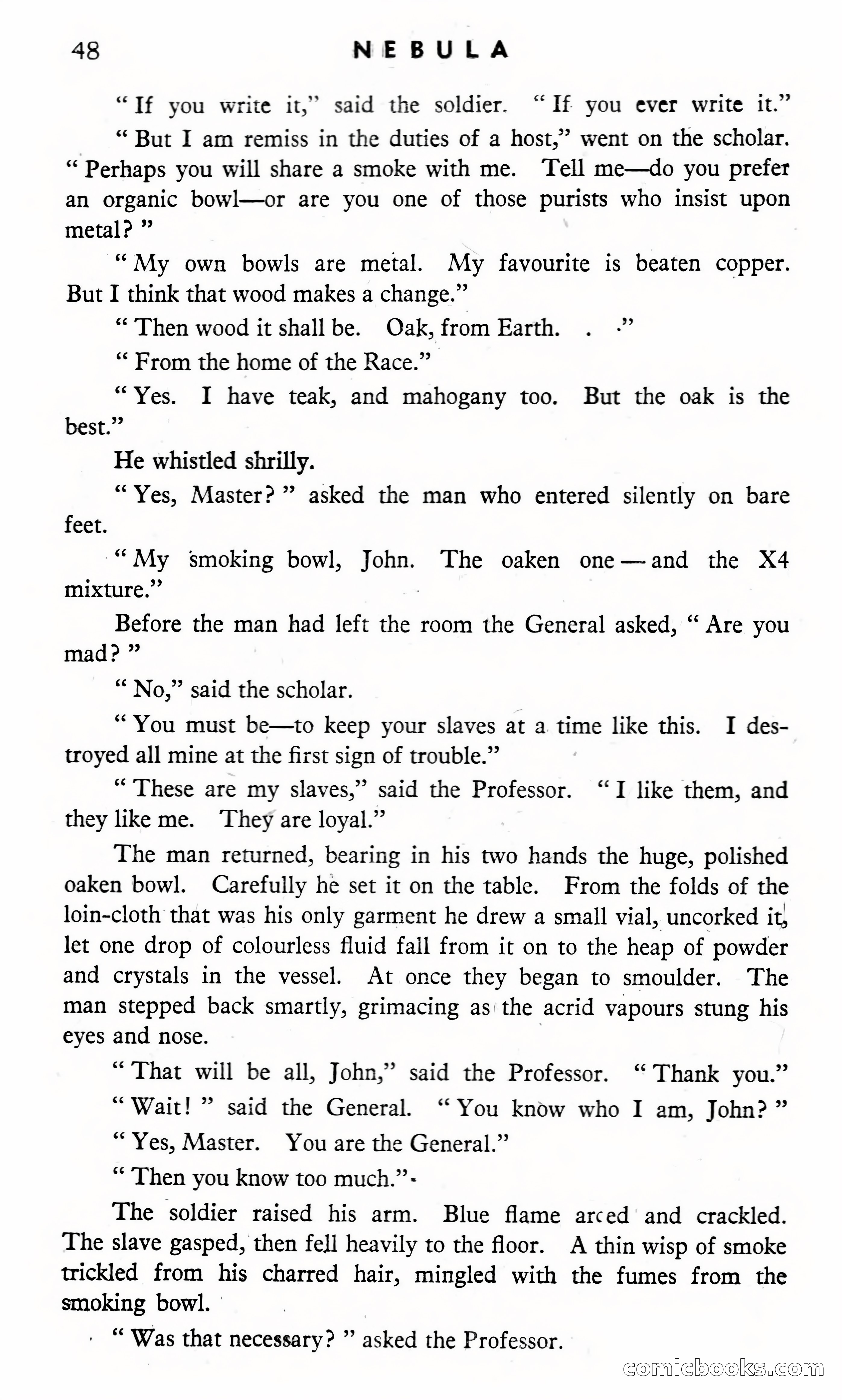 Nebula Science Fiction, August 1957 — page 50 of 116