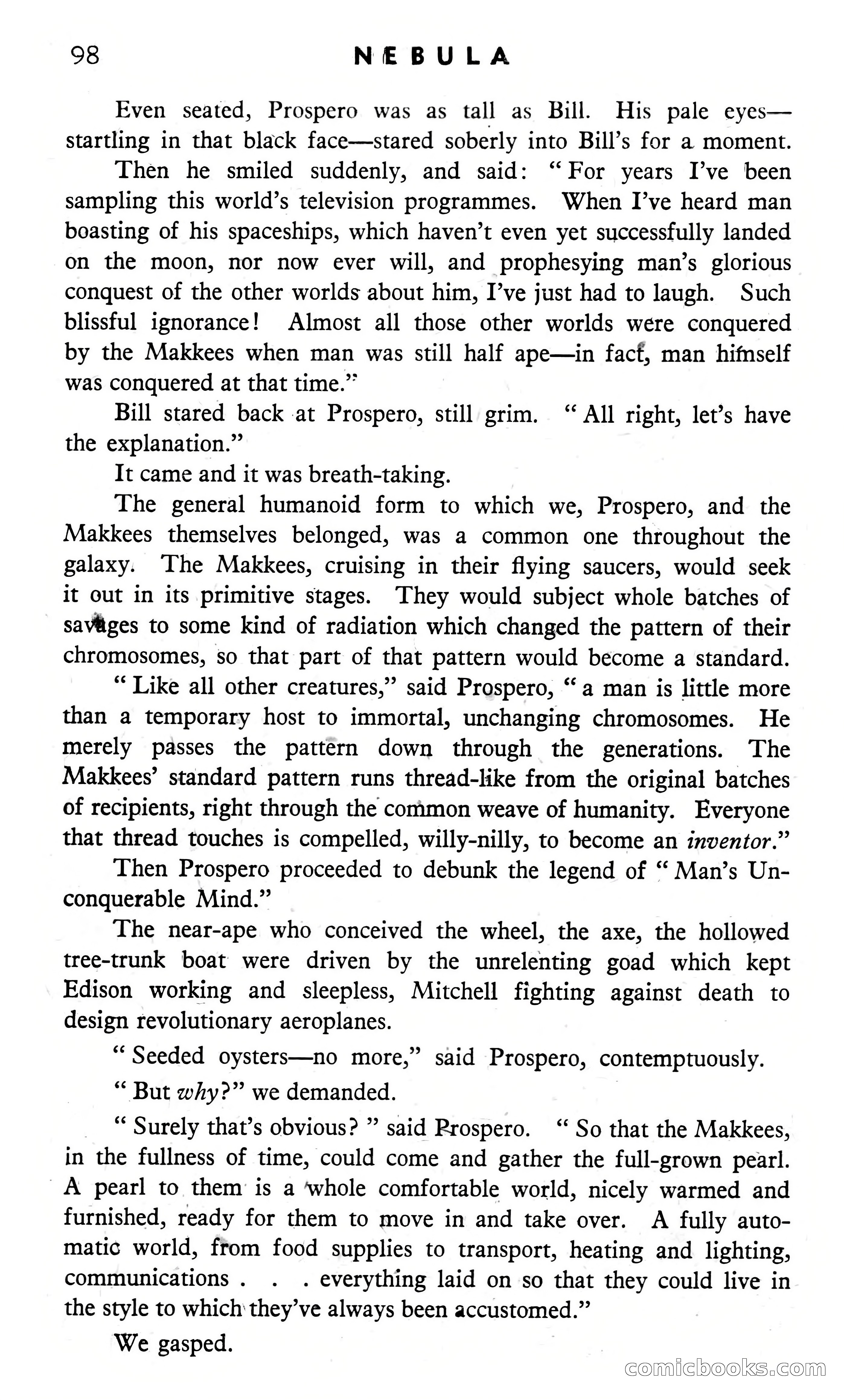 Nebula Science Fiction, August 1957 — page 100 of 116
