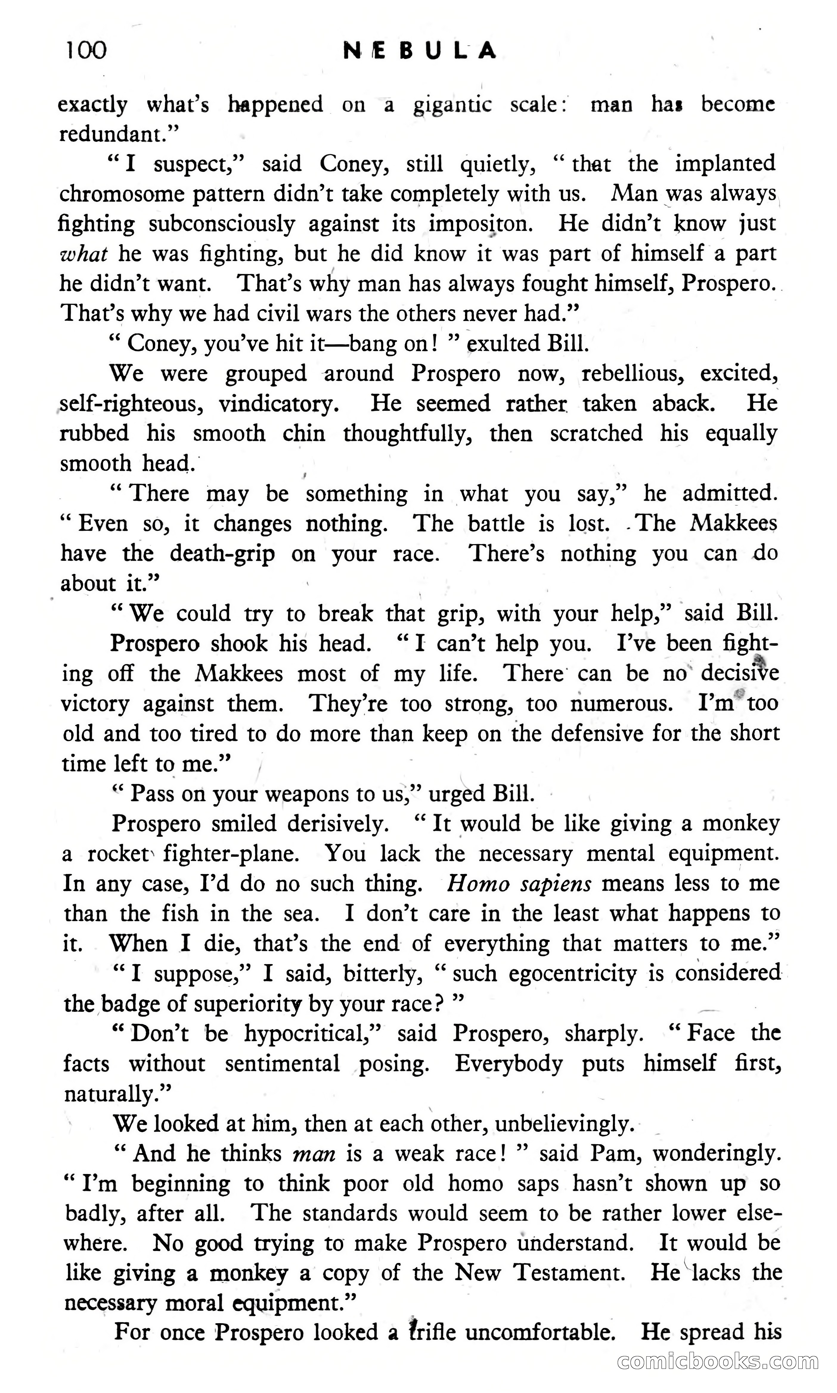 Nebula Science Fiction, August 1957 — page 102 of 116
