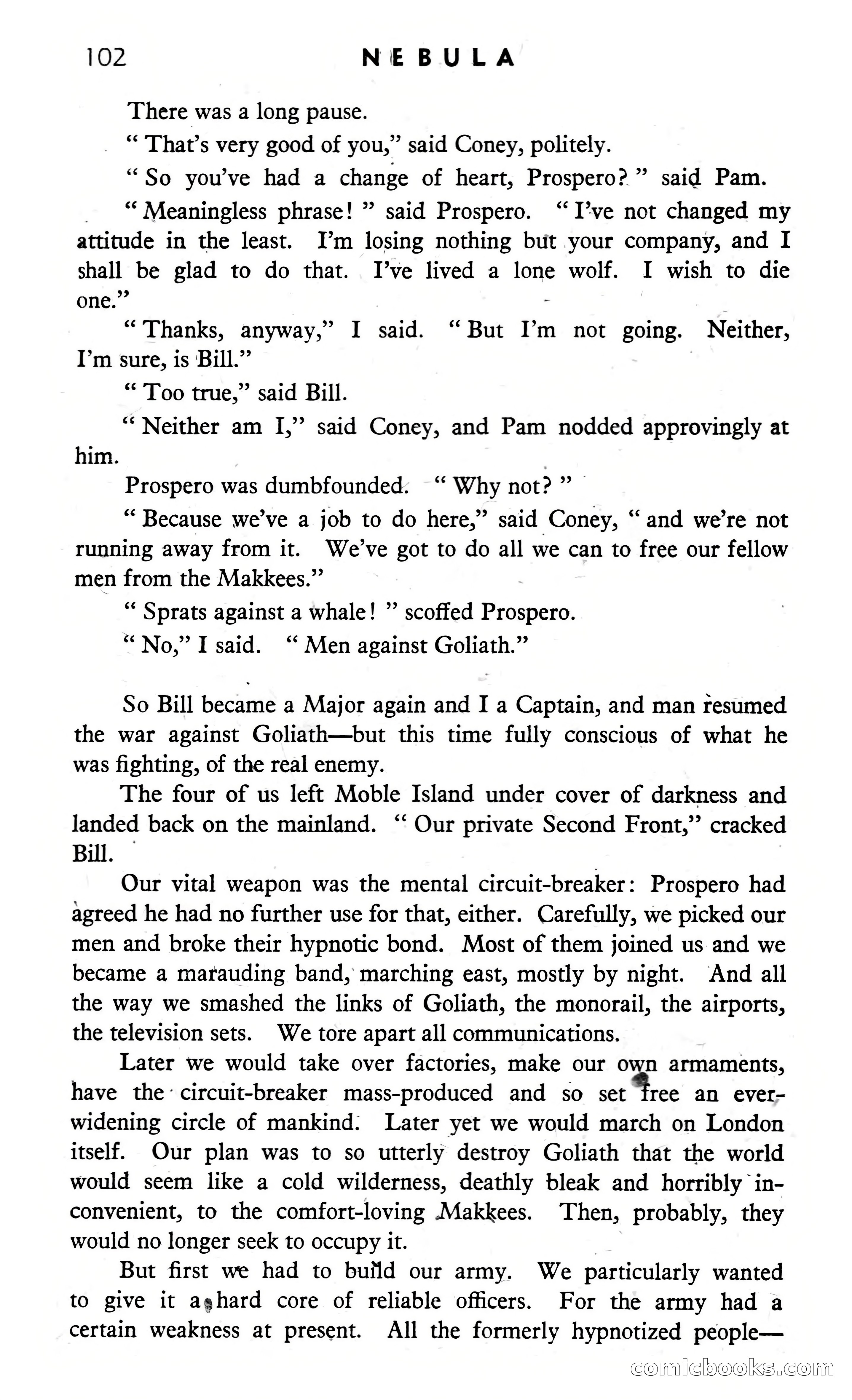 Nebula Science Fiction, August 1957 — page 104 of 116