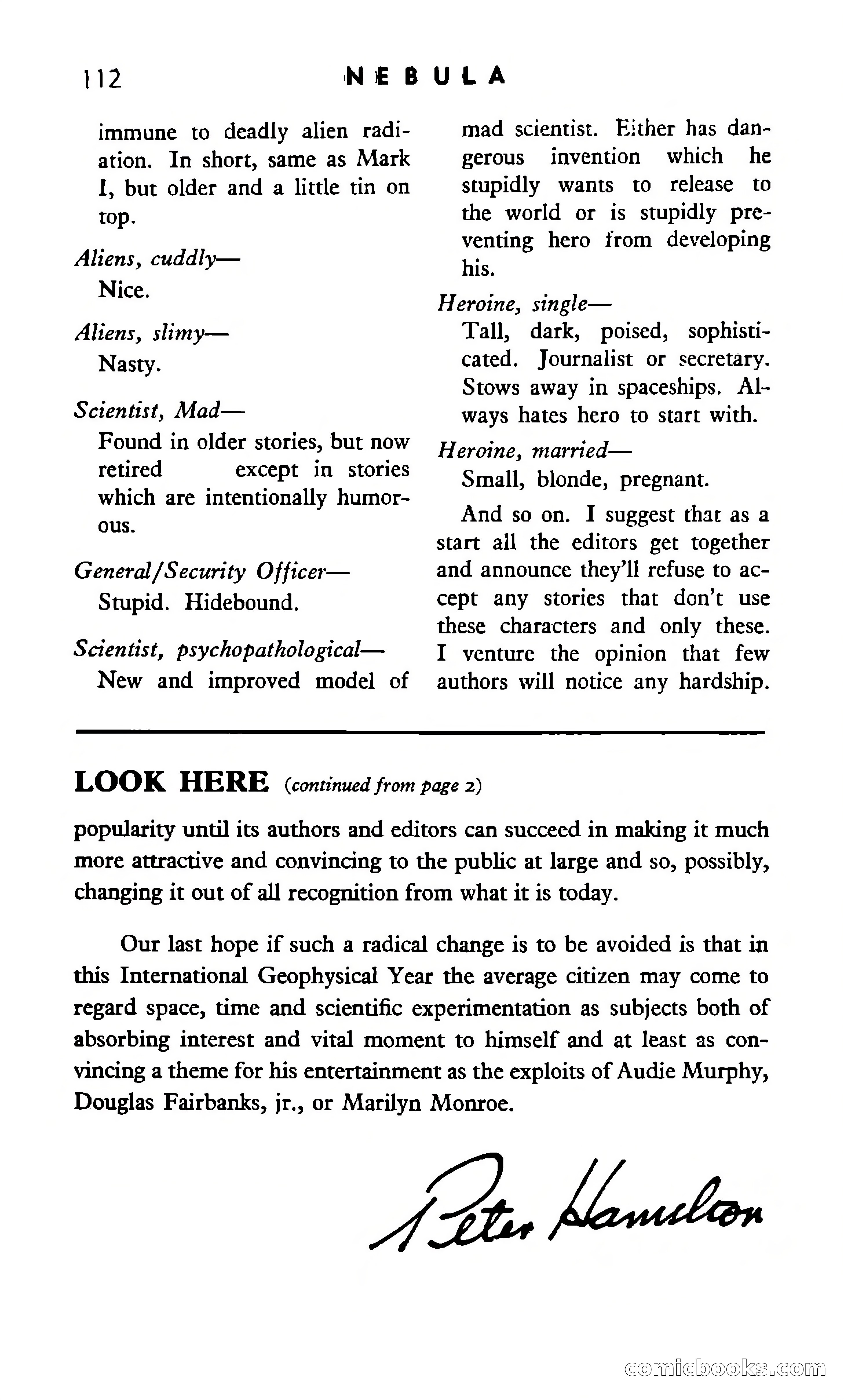Nebula Science Fiction, Number 25 — page 114 of 117