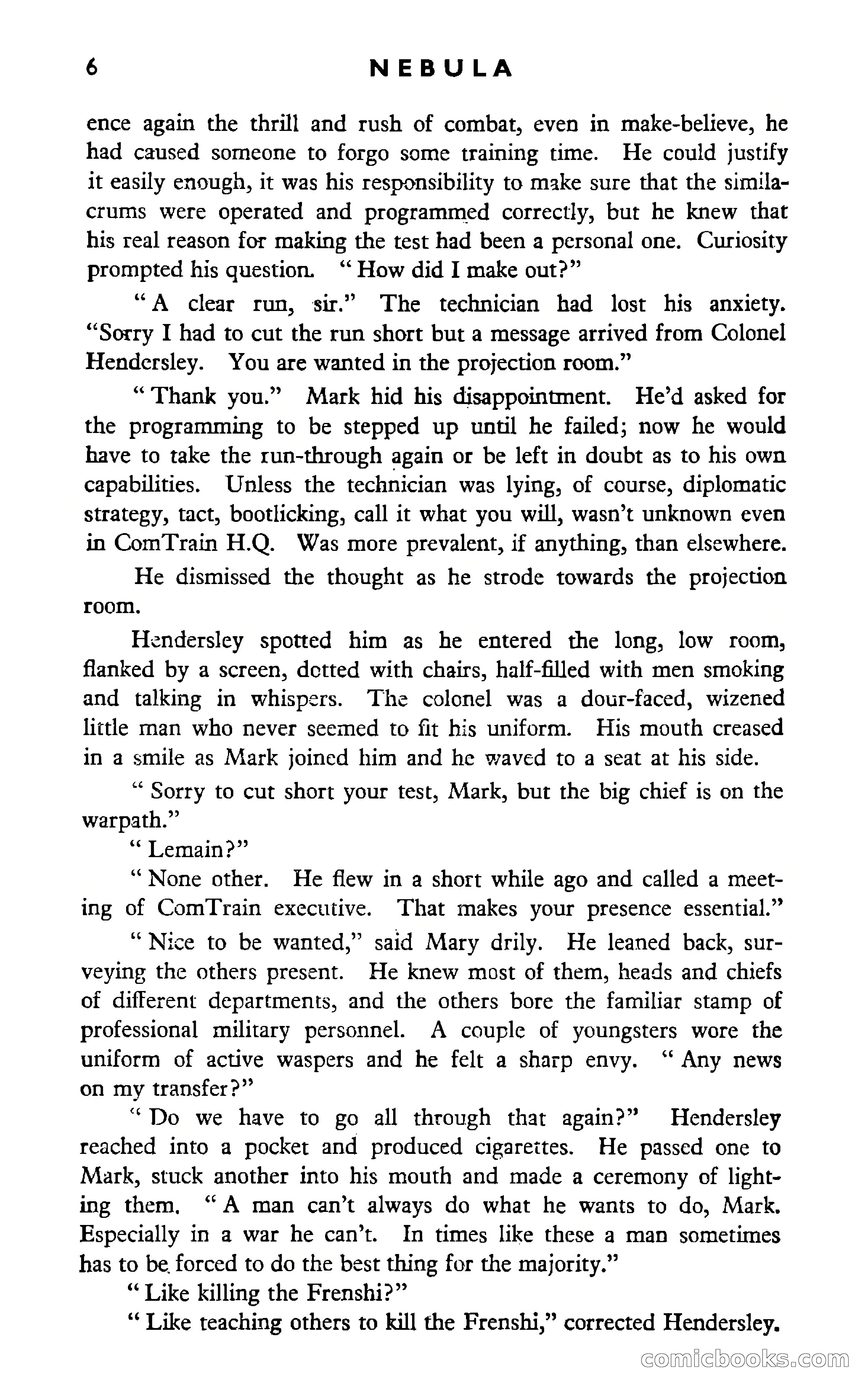 Nebula Science Fiction, Number 26 — page 8 of 117