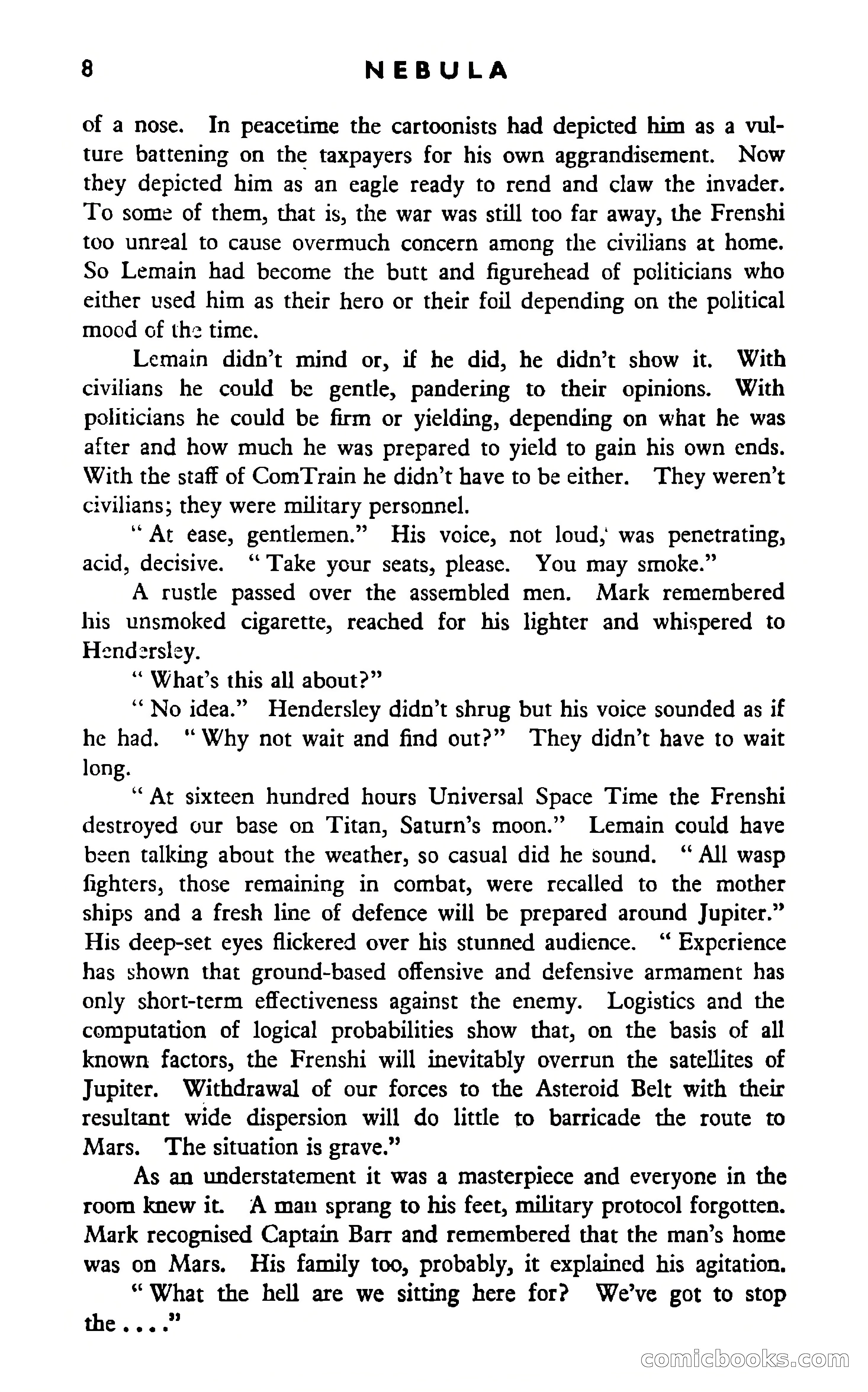 Nebula Science Fiction, Number 26 — page 10 of 117