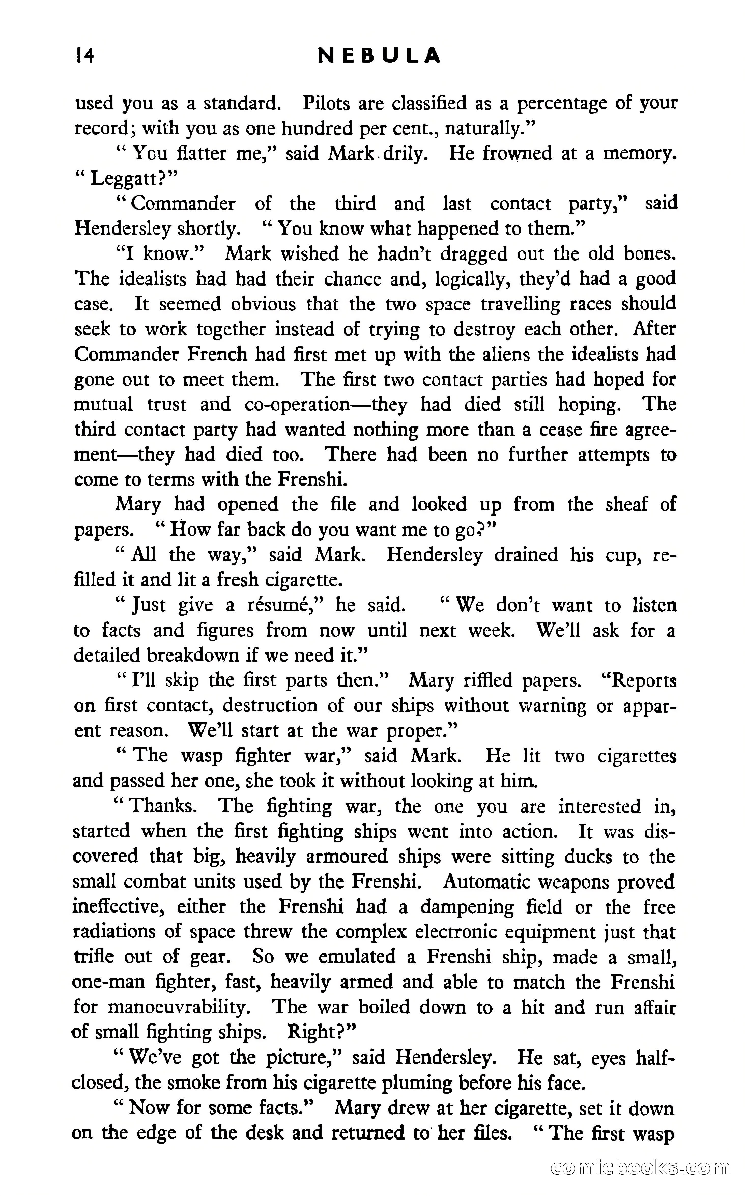 Nebula Science Fiction, Number 26 — page 16 of 117