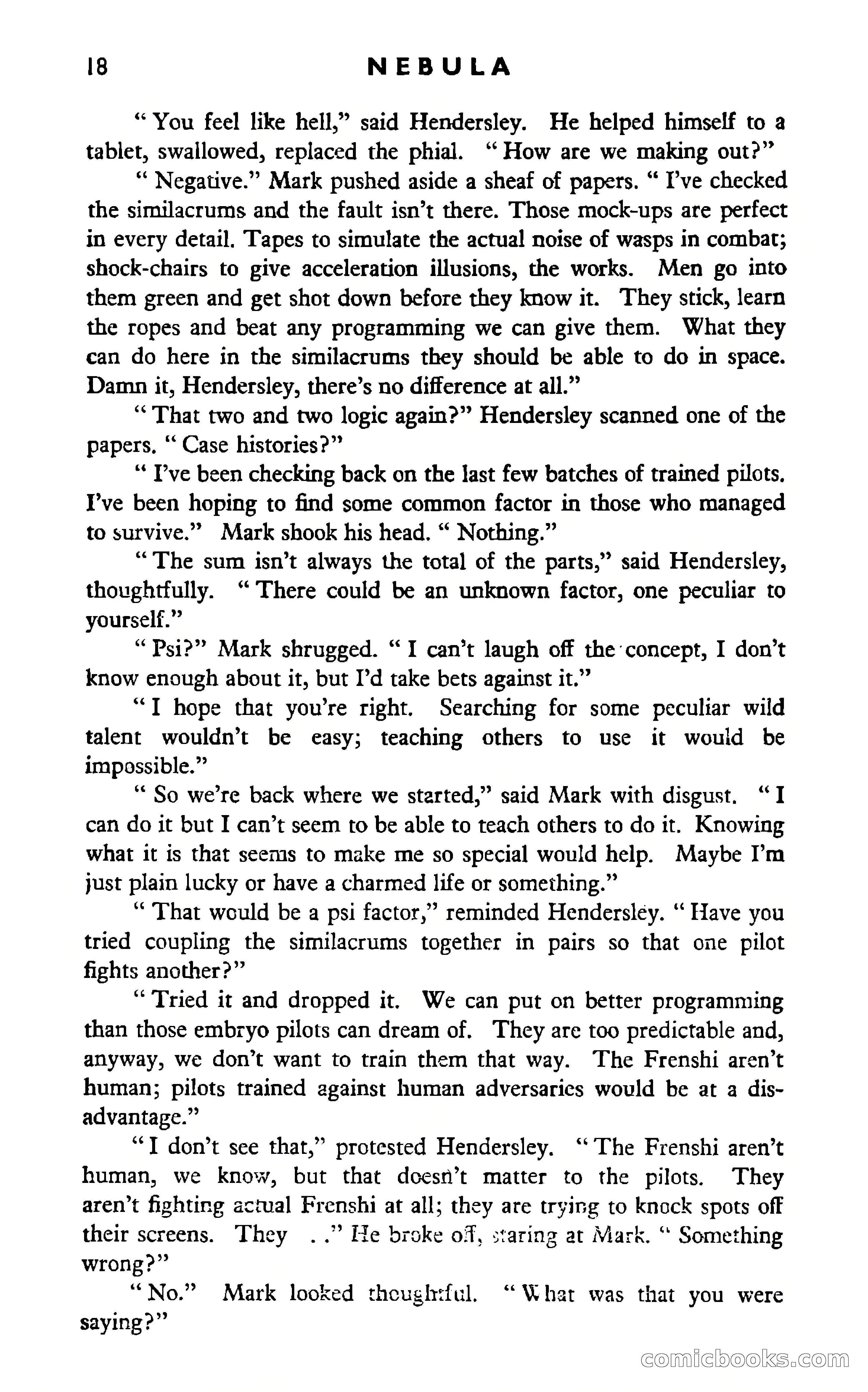 Nebula Science Fiction, Number 26 — page 20 of 117