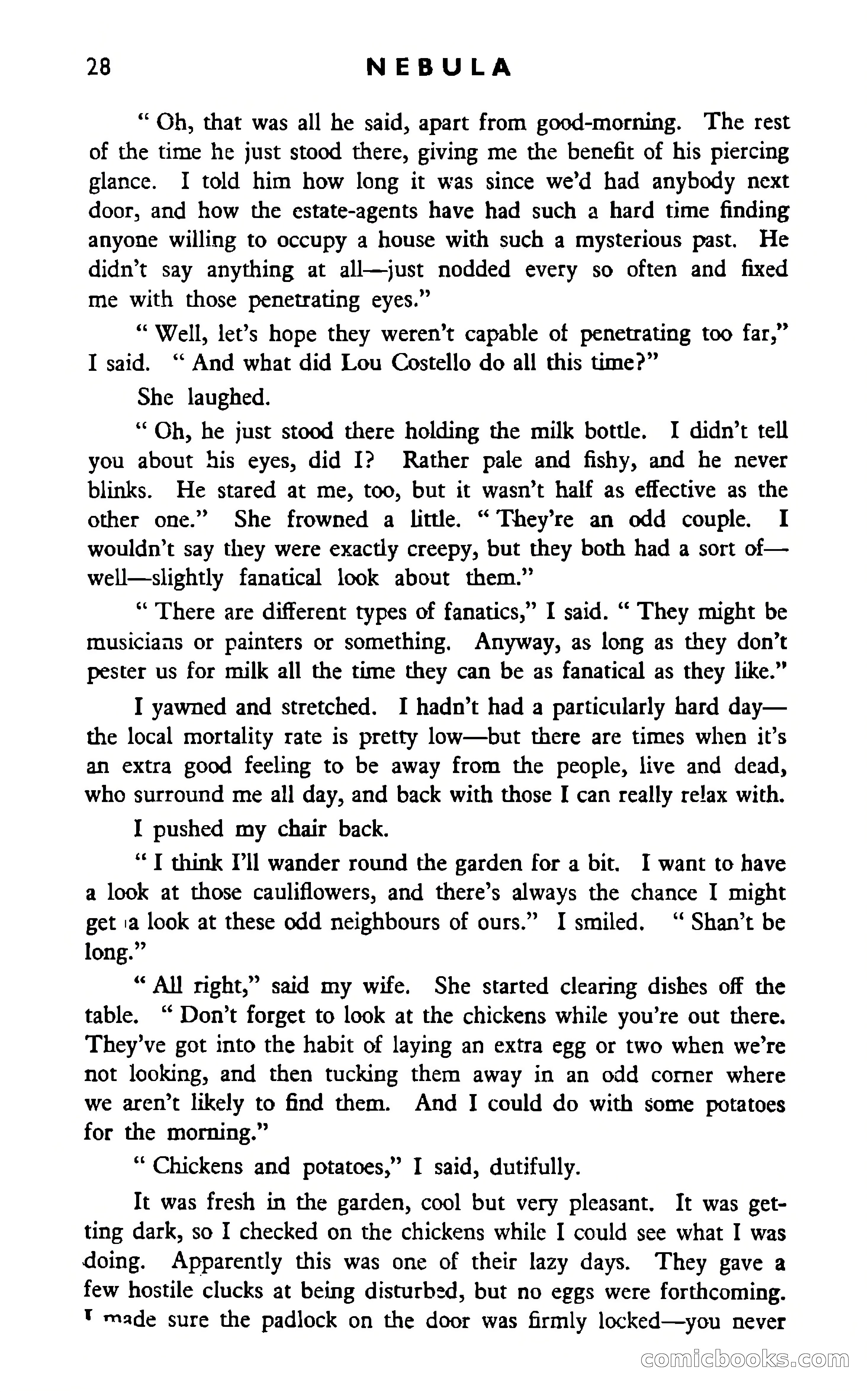 Nebula Science Fiction, Number 26 — page 30 of 117