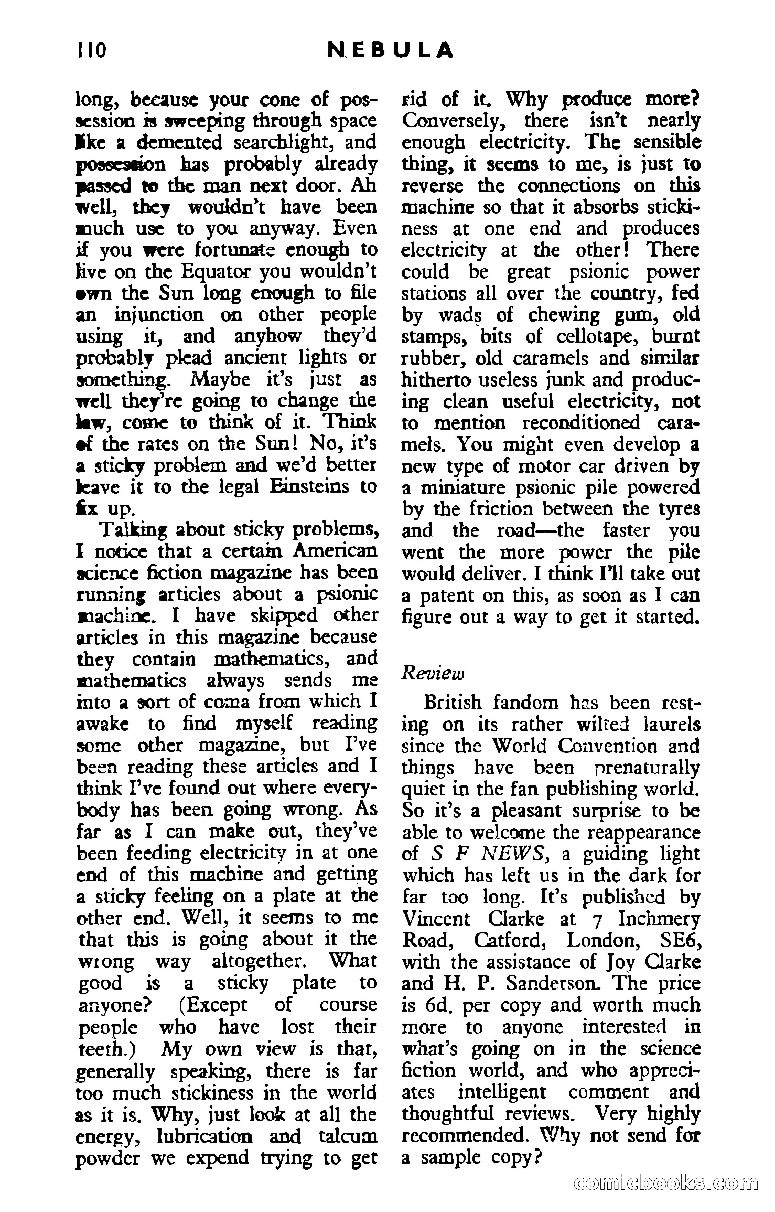 Nebula Science Fiction, Number 29 — page 112 of 117