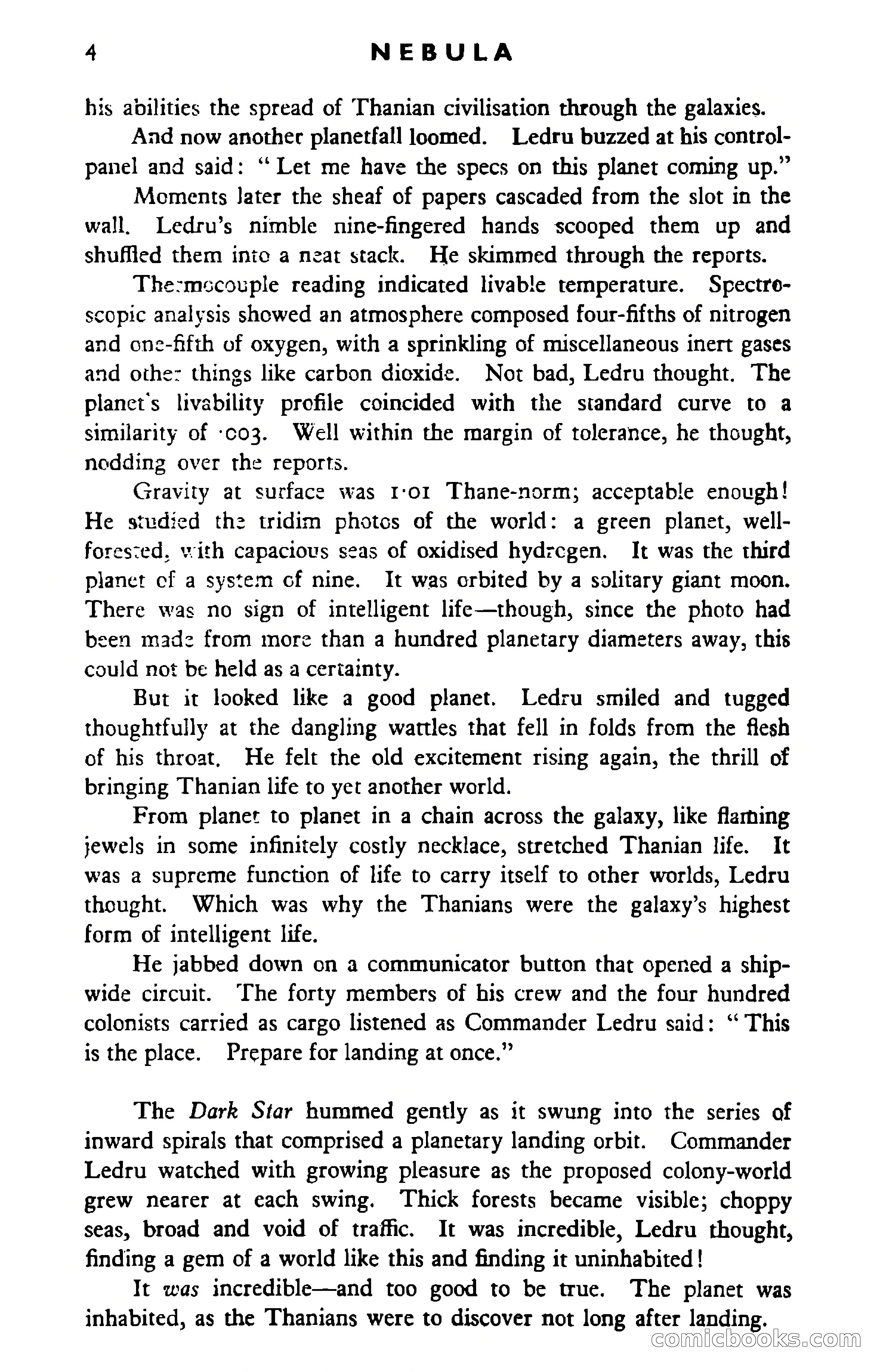 Nebula Science Fiction, Number 31 — page 6 of 117