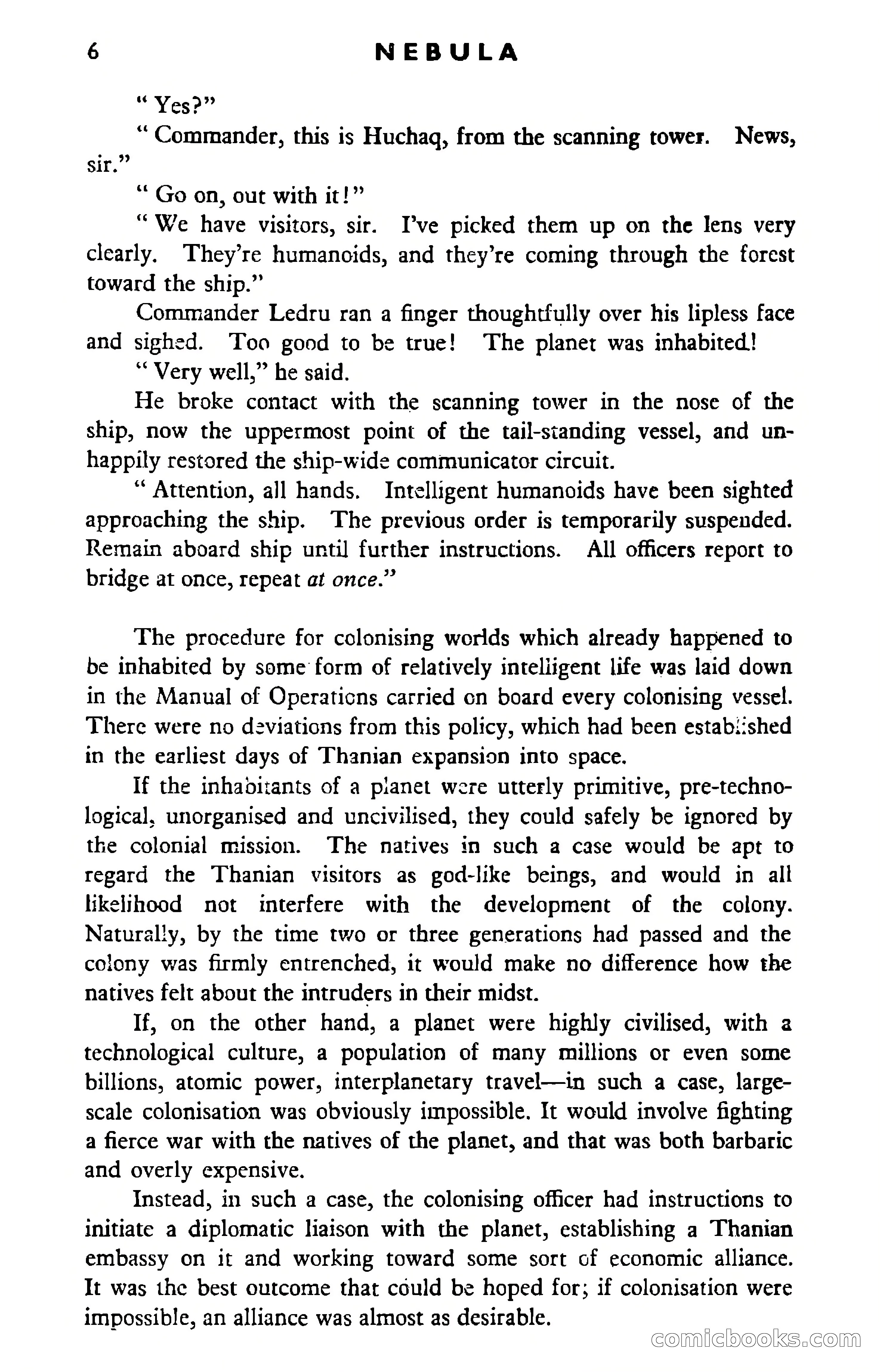 Nebula Science Fiction, Number 31 — page 8 of 117