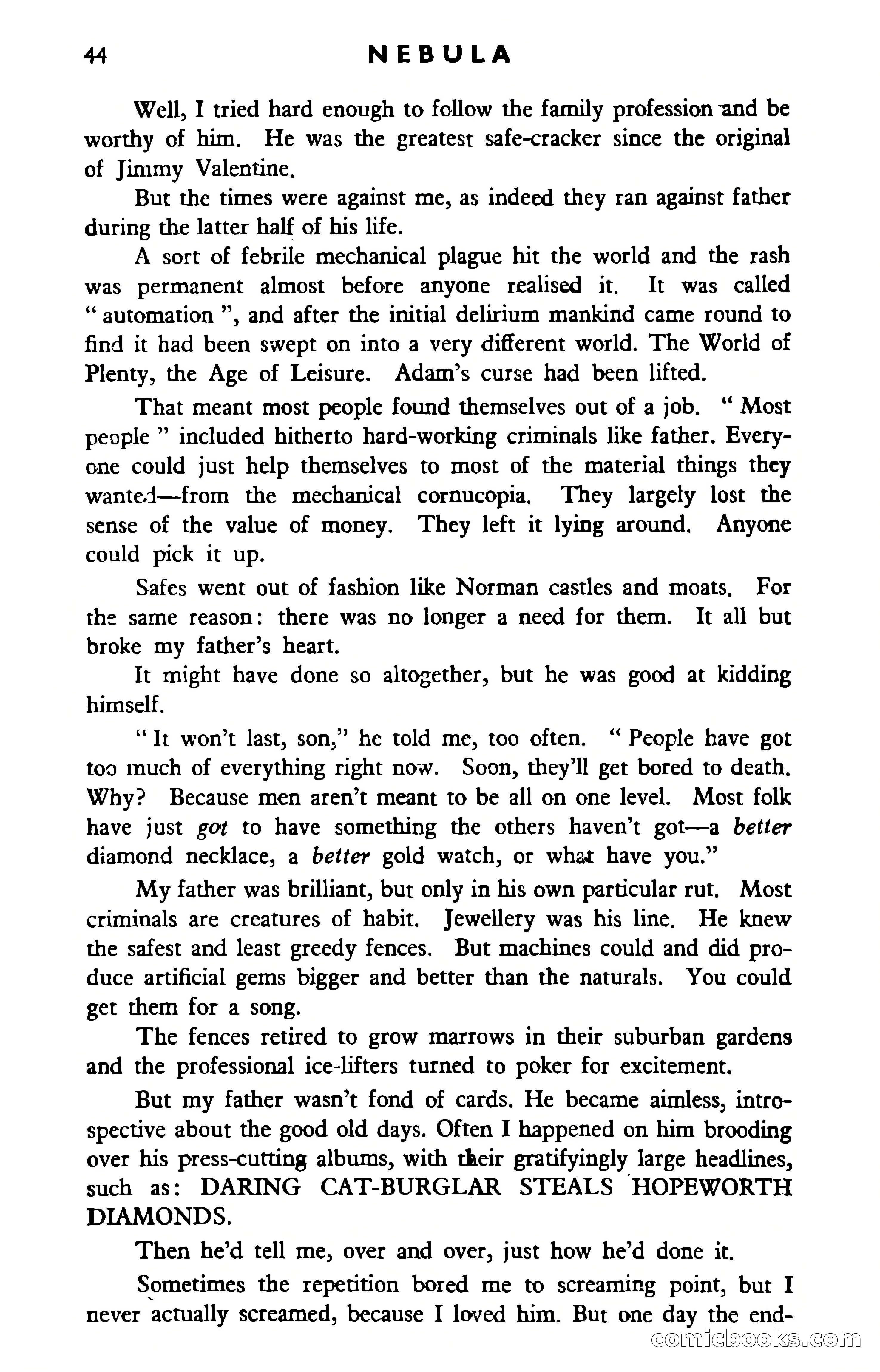 Nebula Science Fiction, Number 31 — page 46 of 117