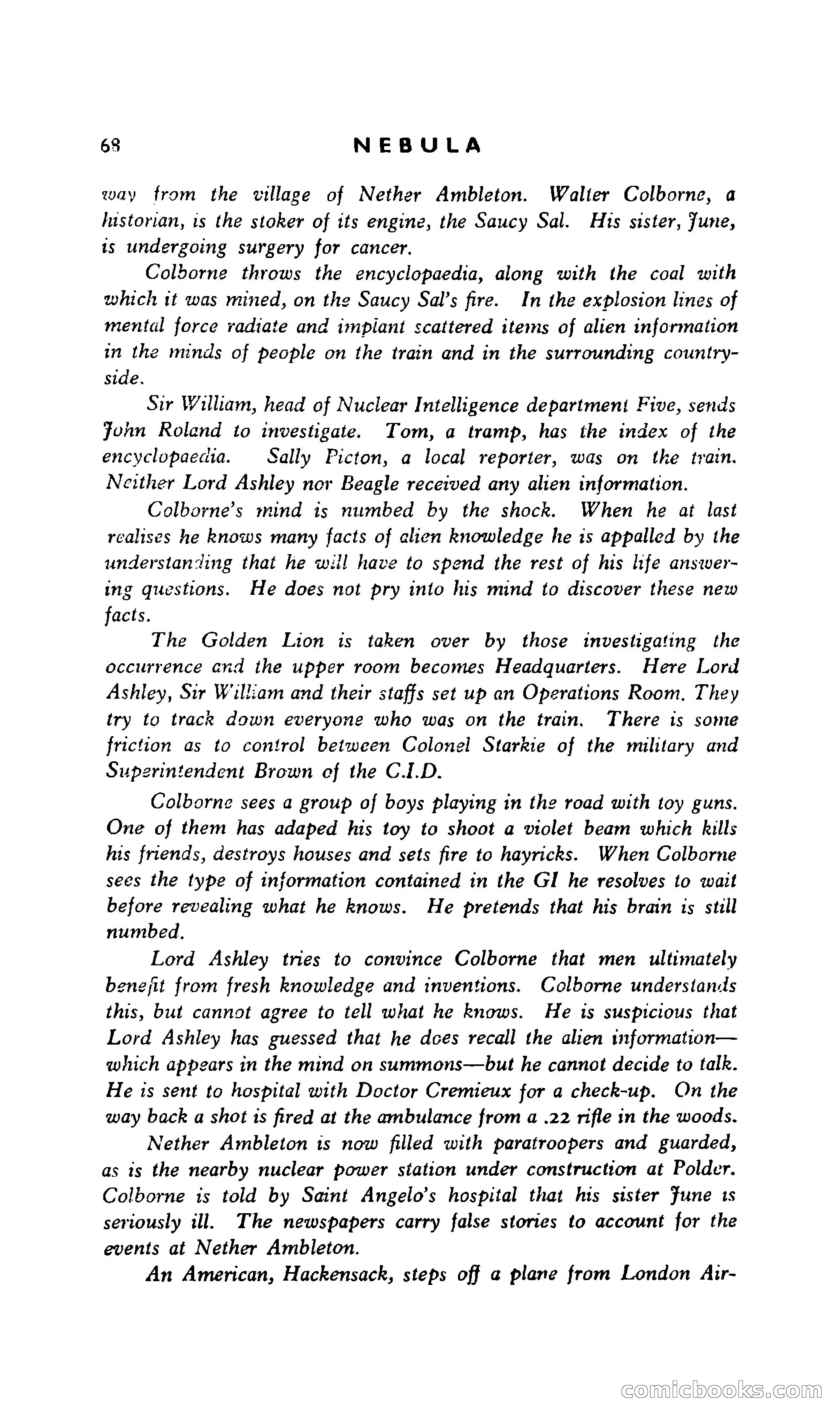Nebula Science Fiction #34 — page 70 of 117