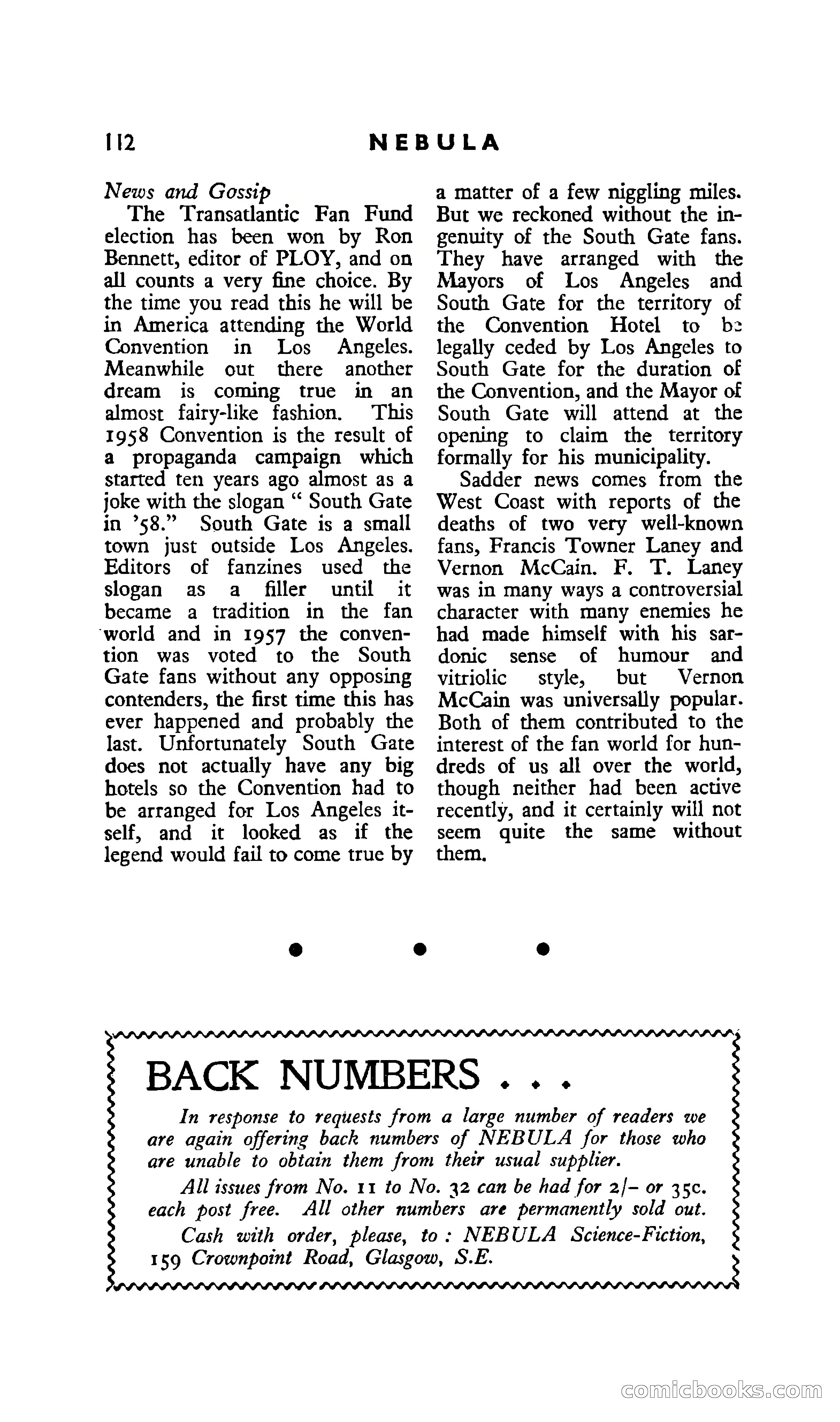 Nebula Science Fiction #34 — page 114 of 117