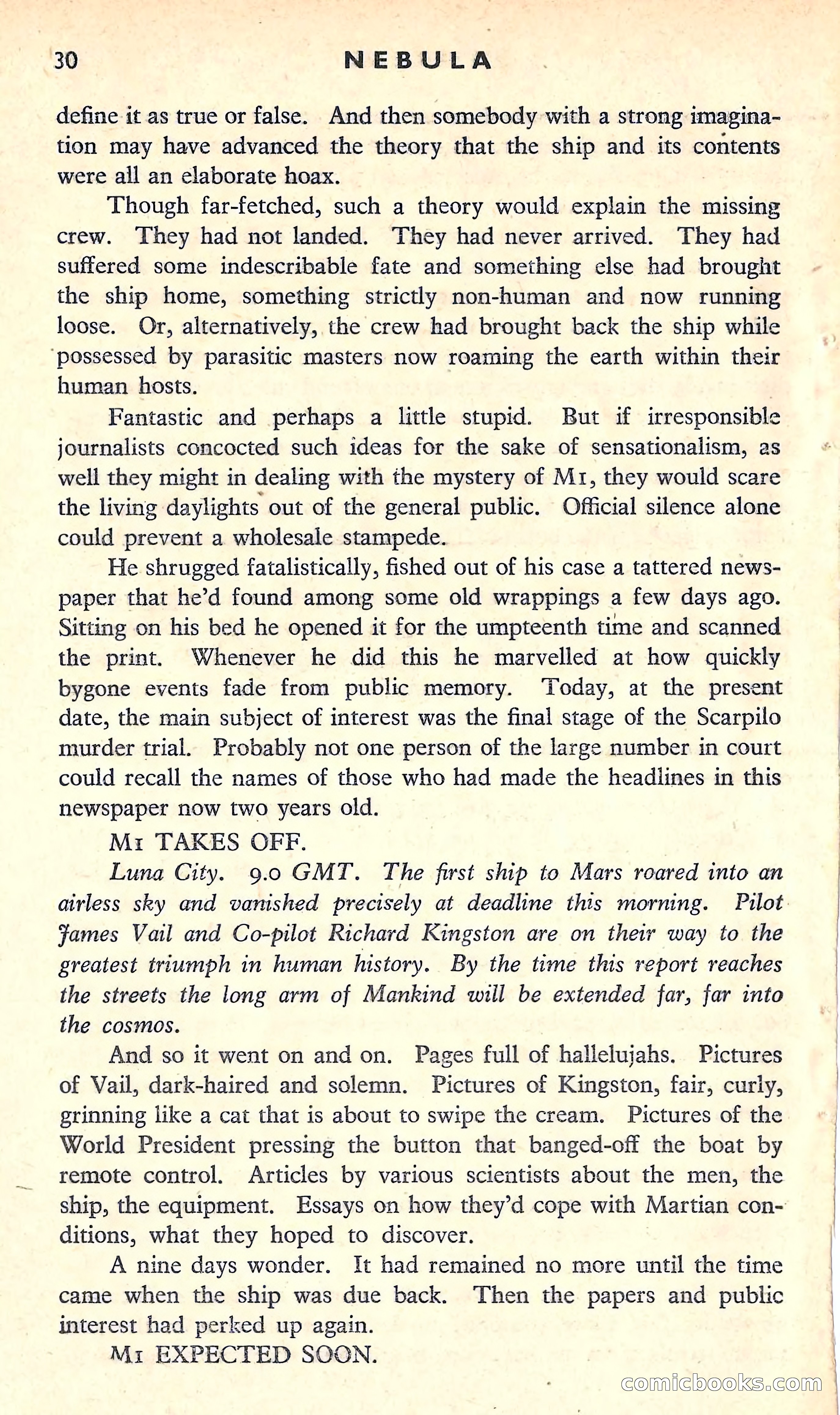 Nebula Science Fiction #35 — page 32 of 116