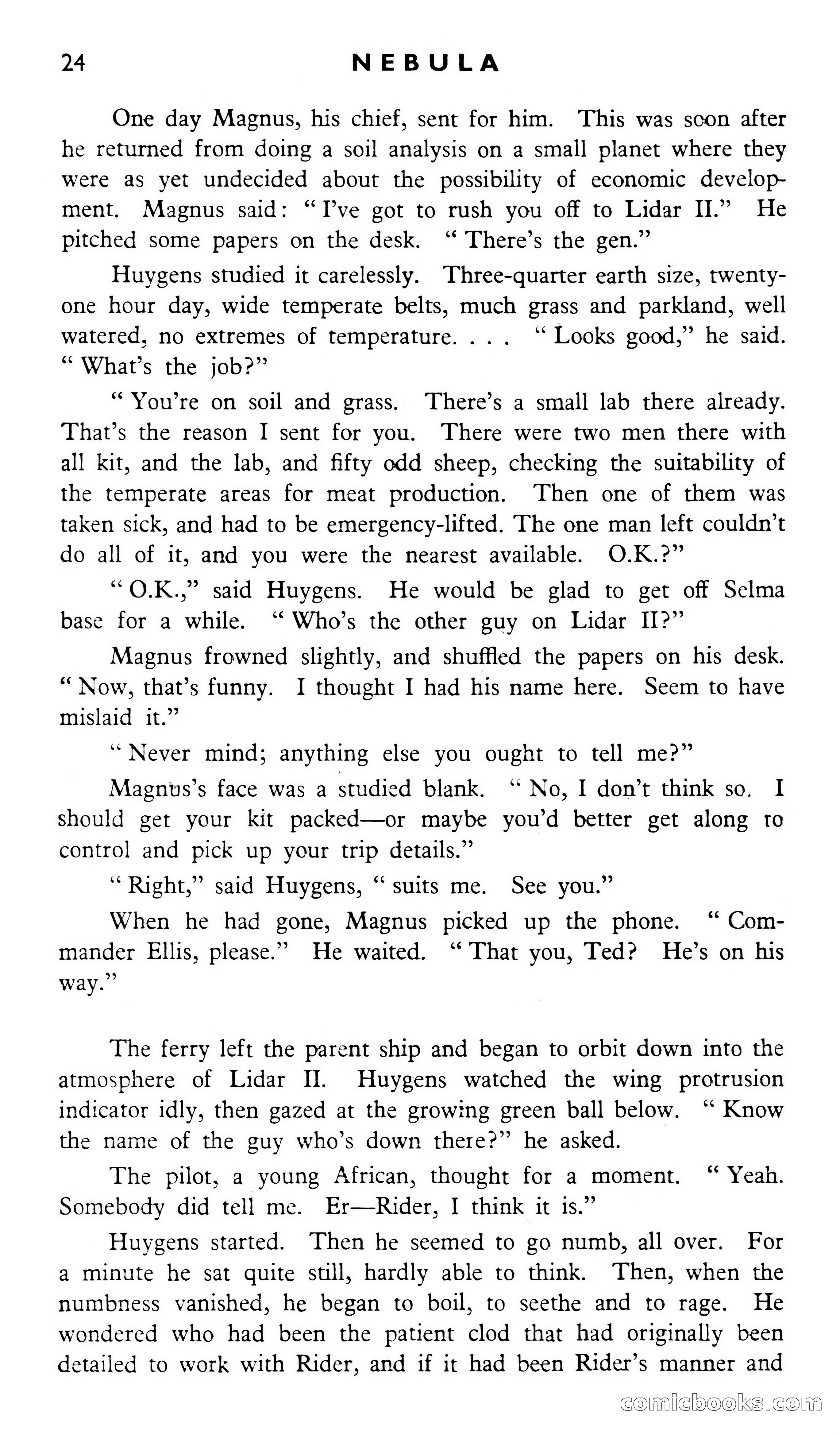 Nebula Science Fiction #36 — page 26 of 116