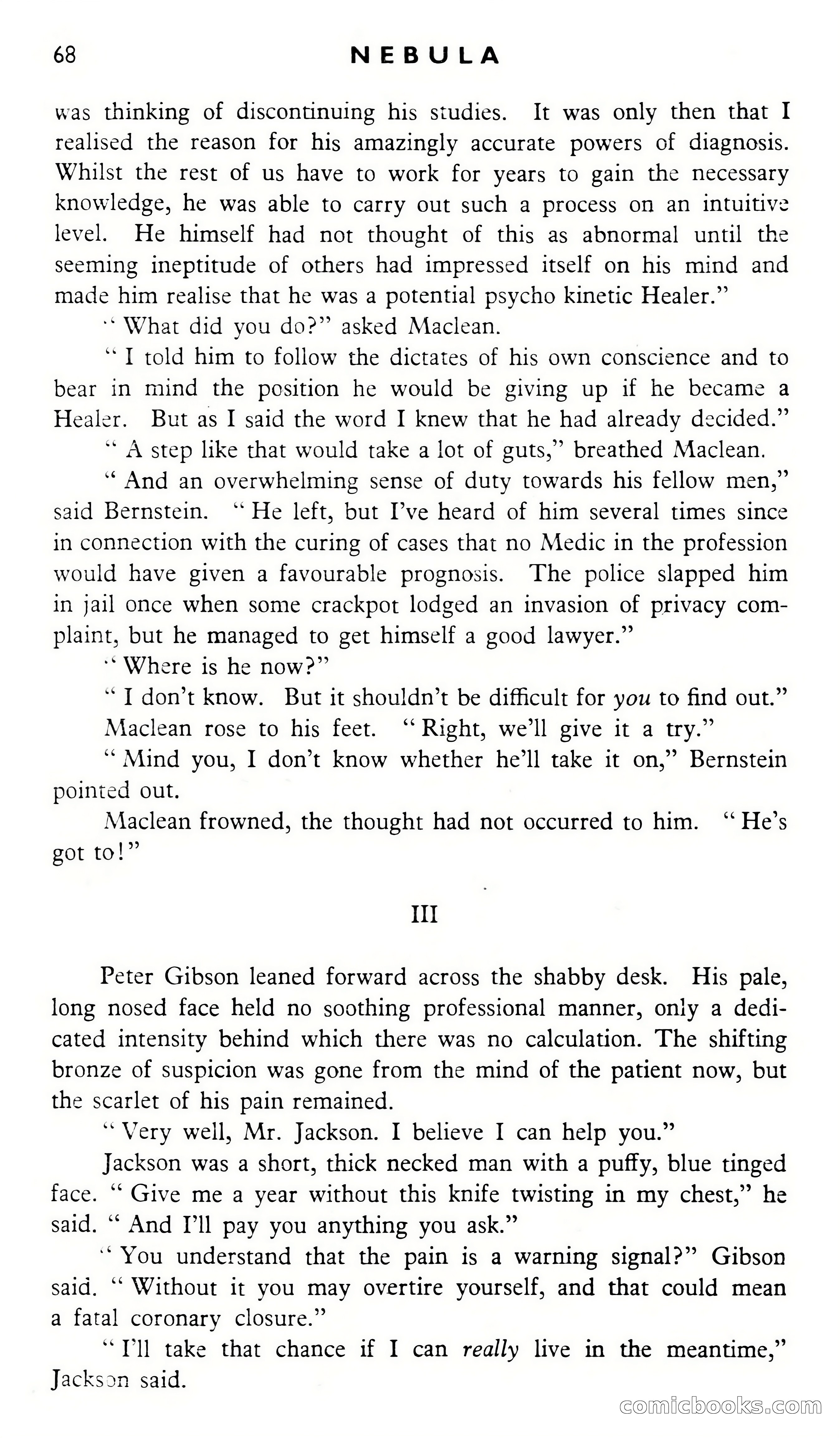 Nebula Science Fiction #36 — page 70 of 116