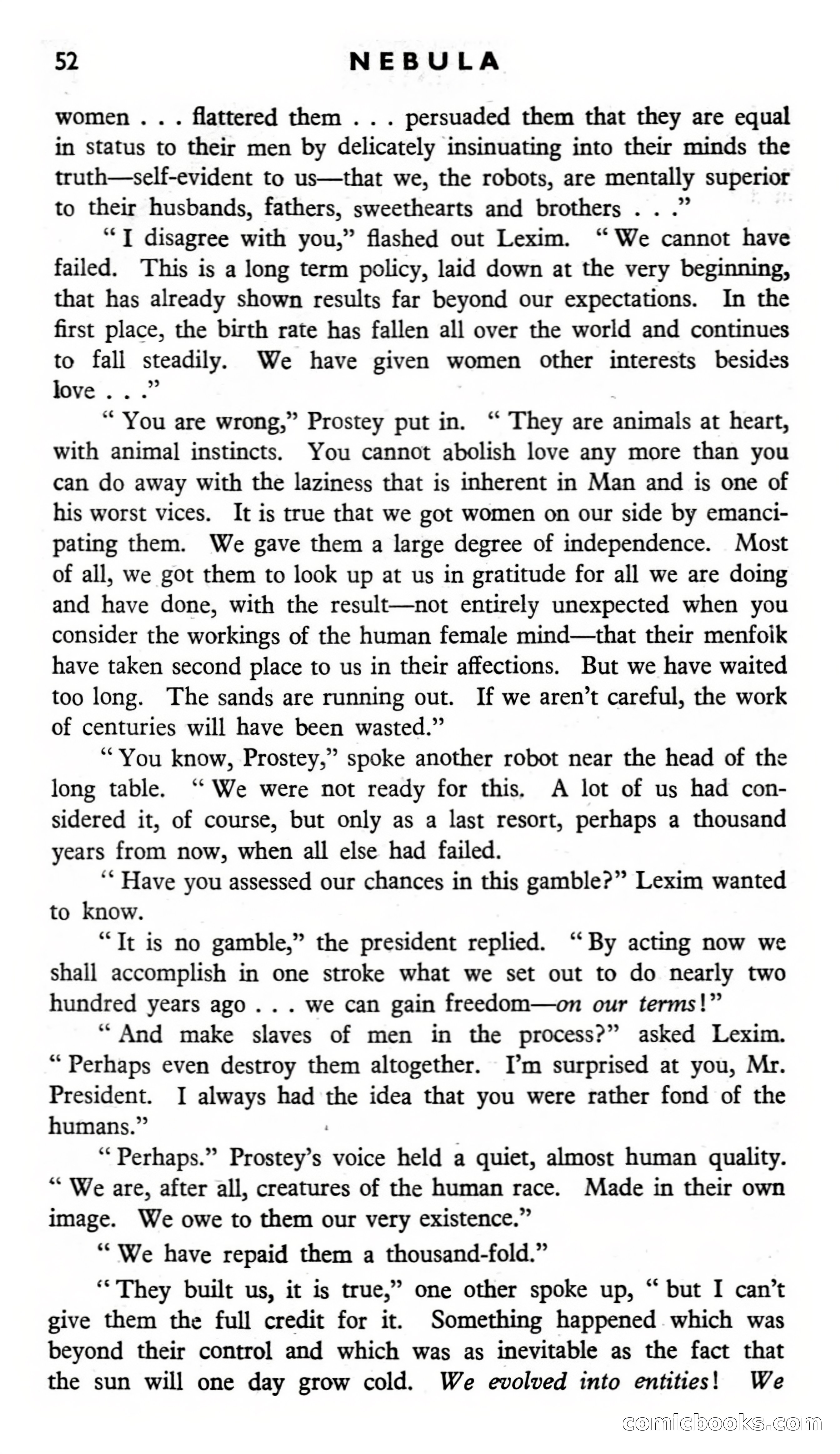 Nebula Science Fiction #37 — page 54 of 116