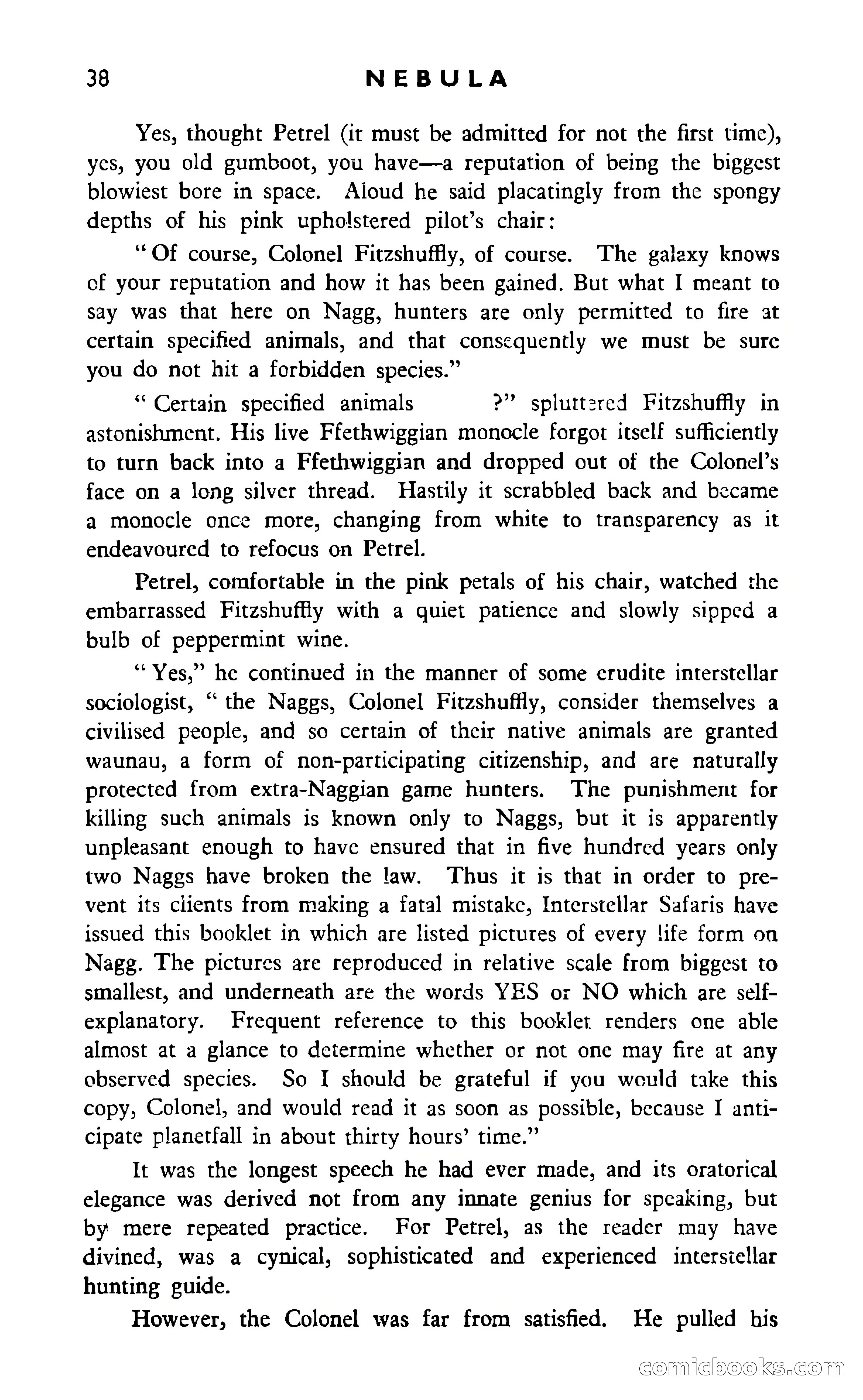 Nebula Science Fiction, Number 40 — page 40 of 117