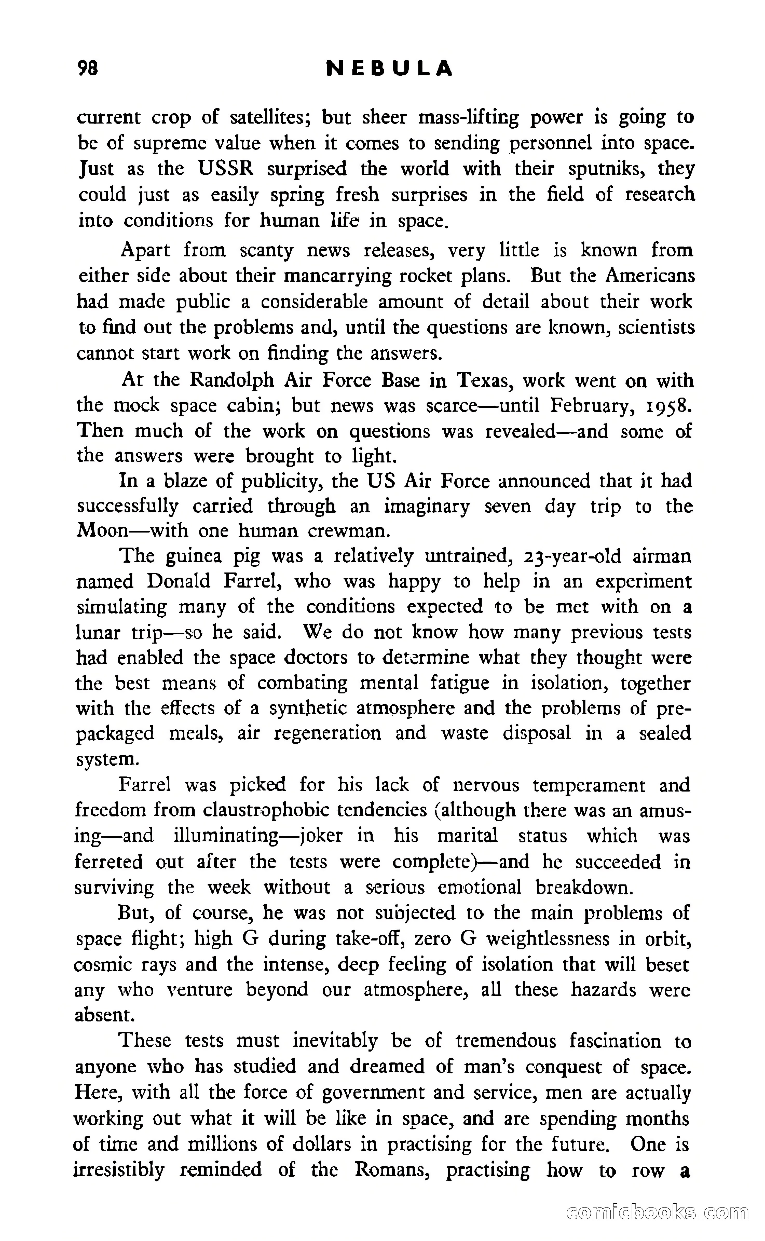 Nebula Science Fiction, Number 40 — page 100 of 117