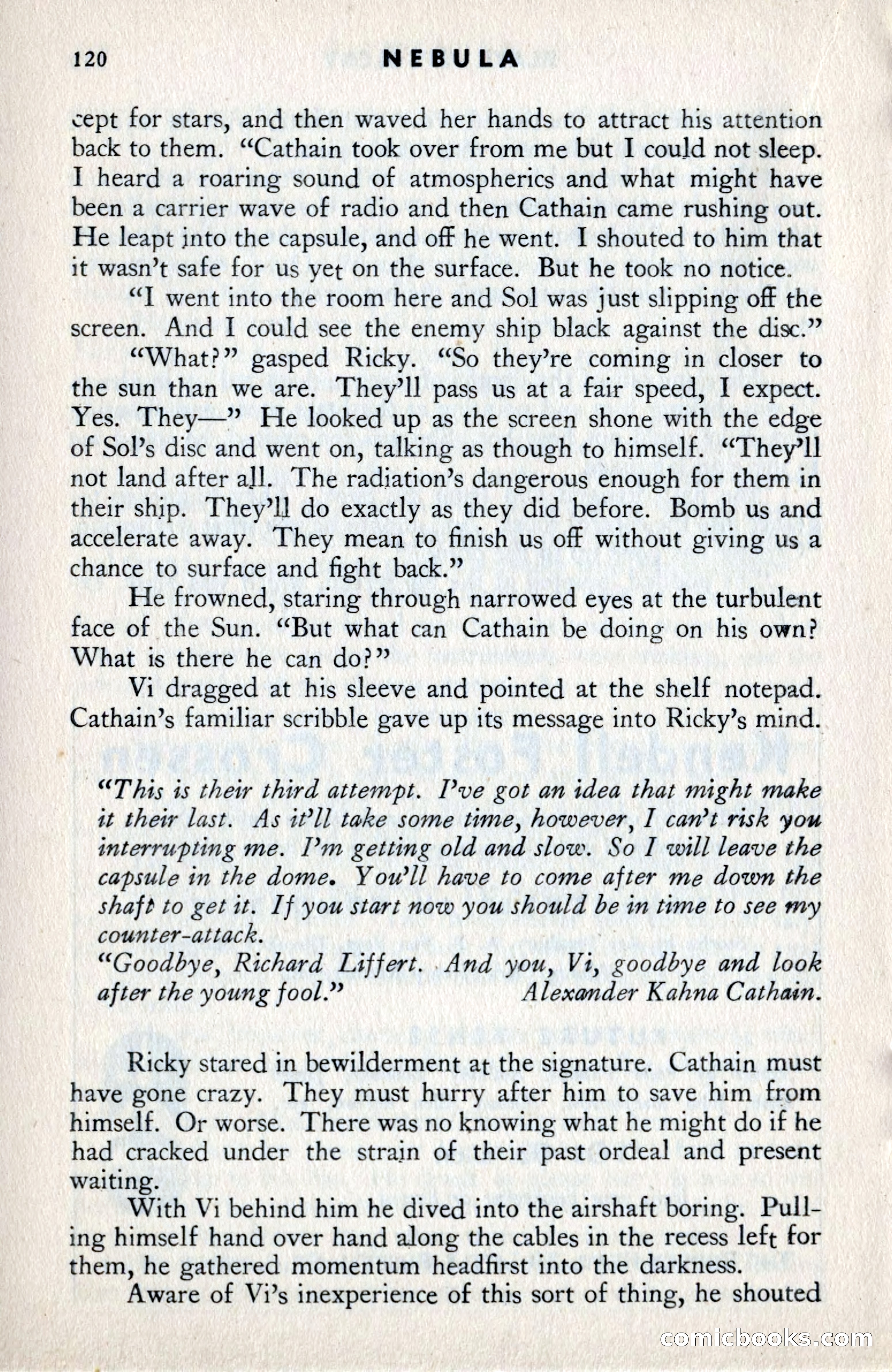 Nebula Science Fiction #8 — page 122 of 140
