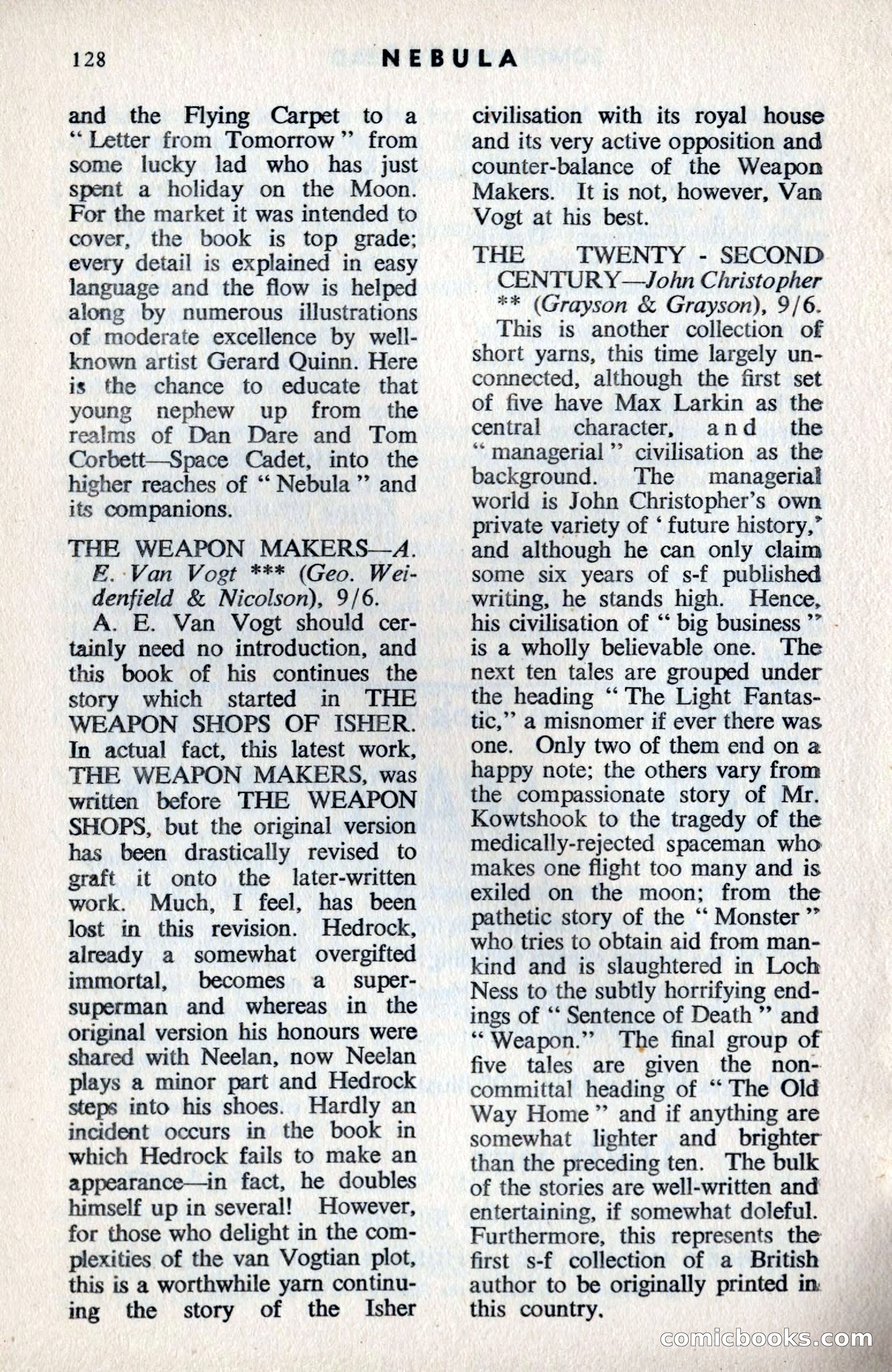 Nebula Science Fiction #8 — page 130 of 140