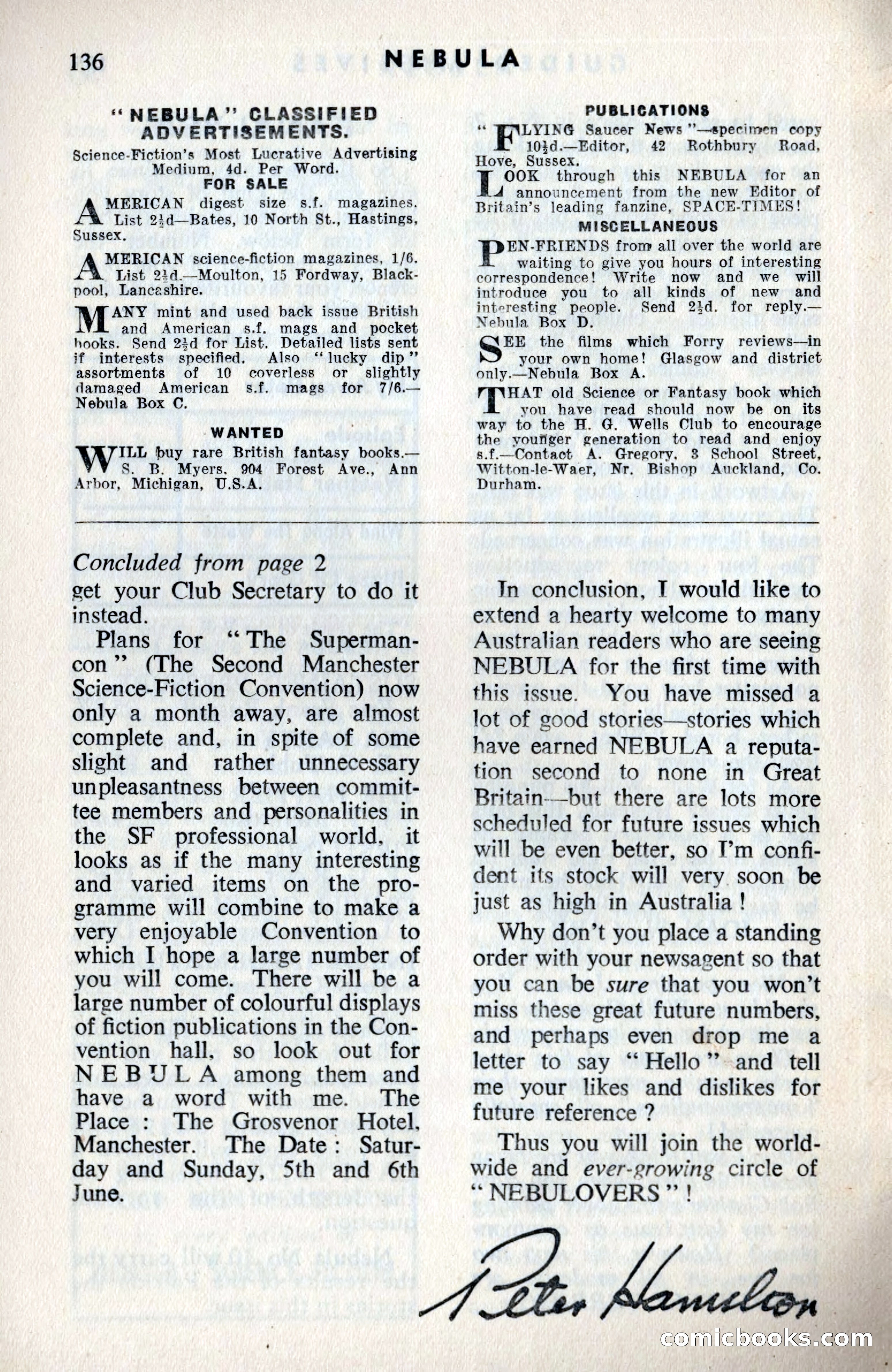 Nebula Science Fiction #8 — page 138 of 140