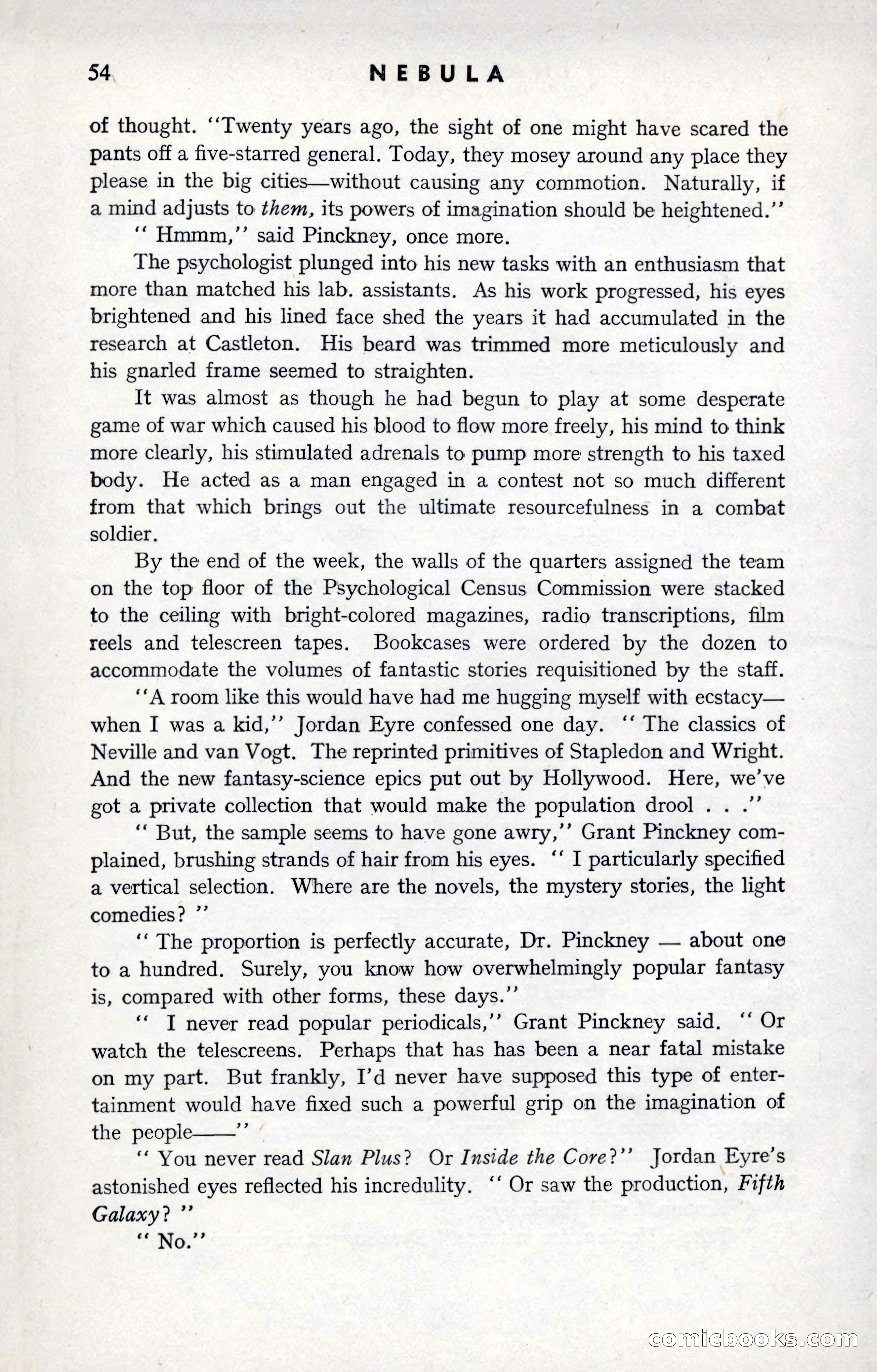 Nebula Science Fiction, Number 10 — page 56 of 133