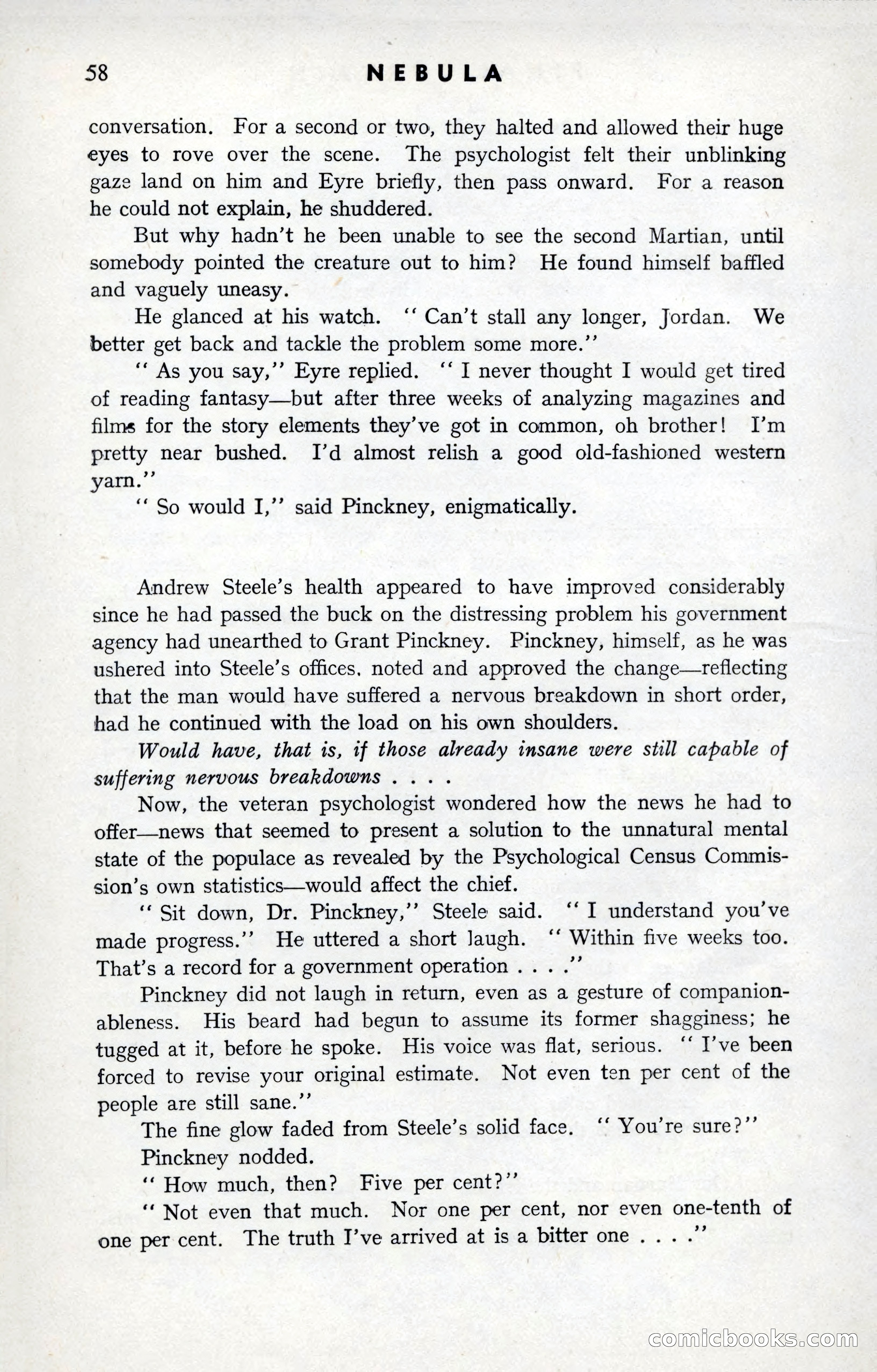 Nebula Science Fiction, Number 10 — page 60 of 133