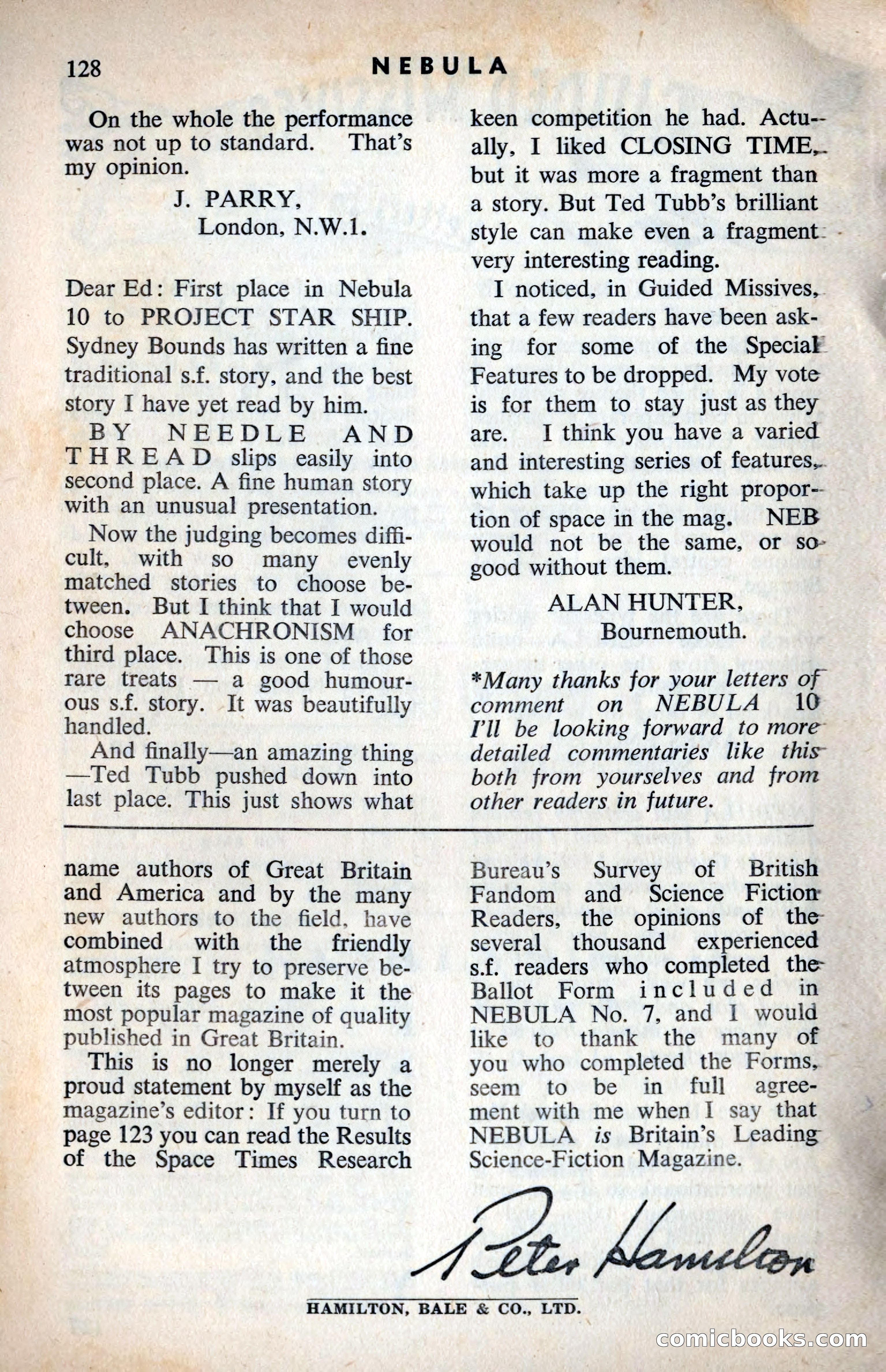 Nebula Science Fiction #11 — page 130 of 132
