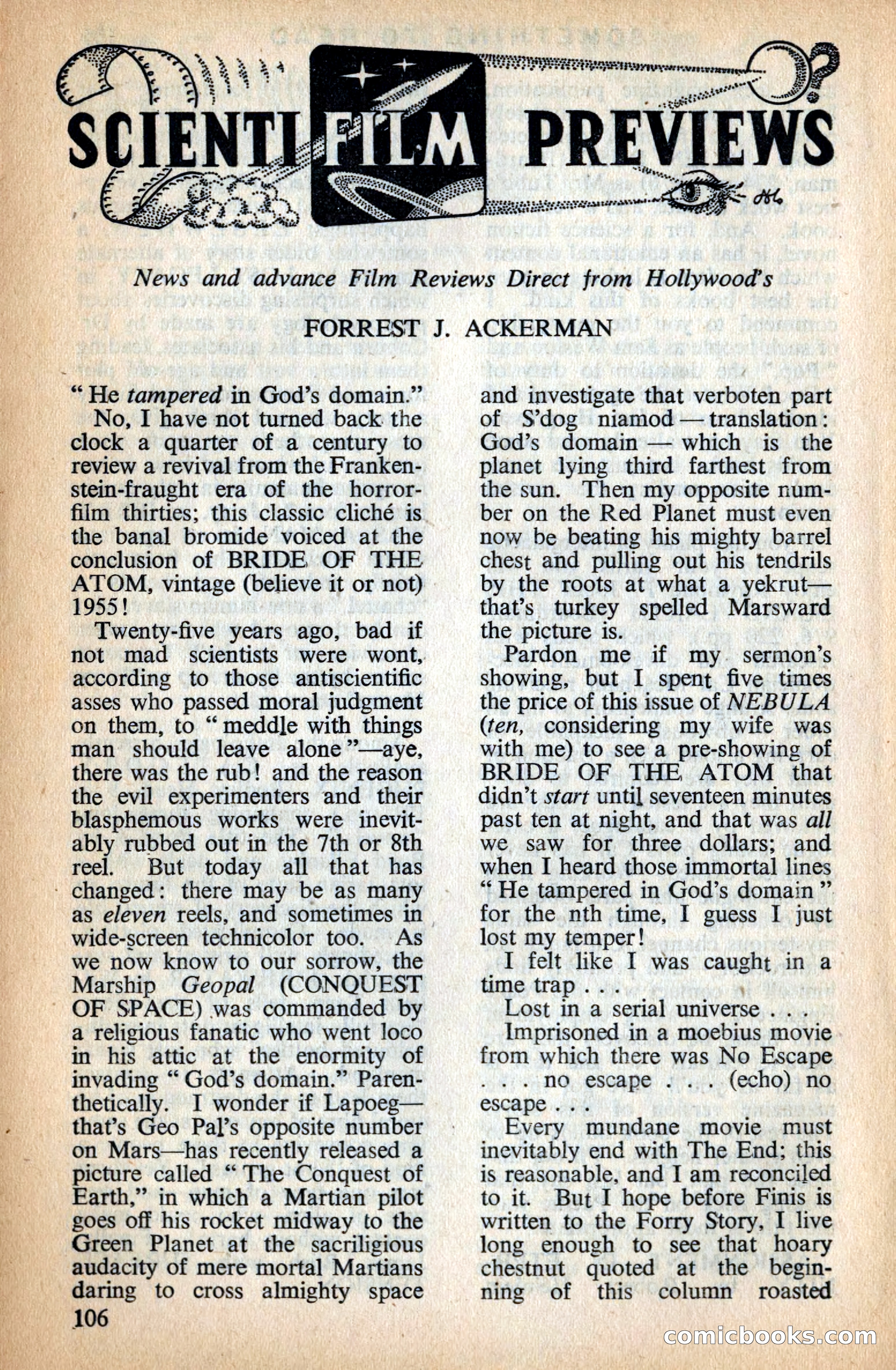 Nebula Science Fiction #13 — page 108 of 116