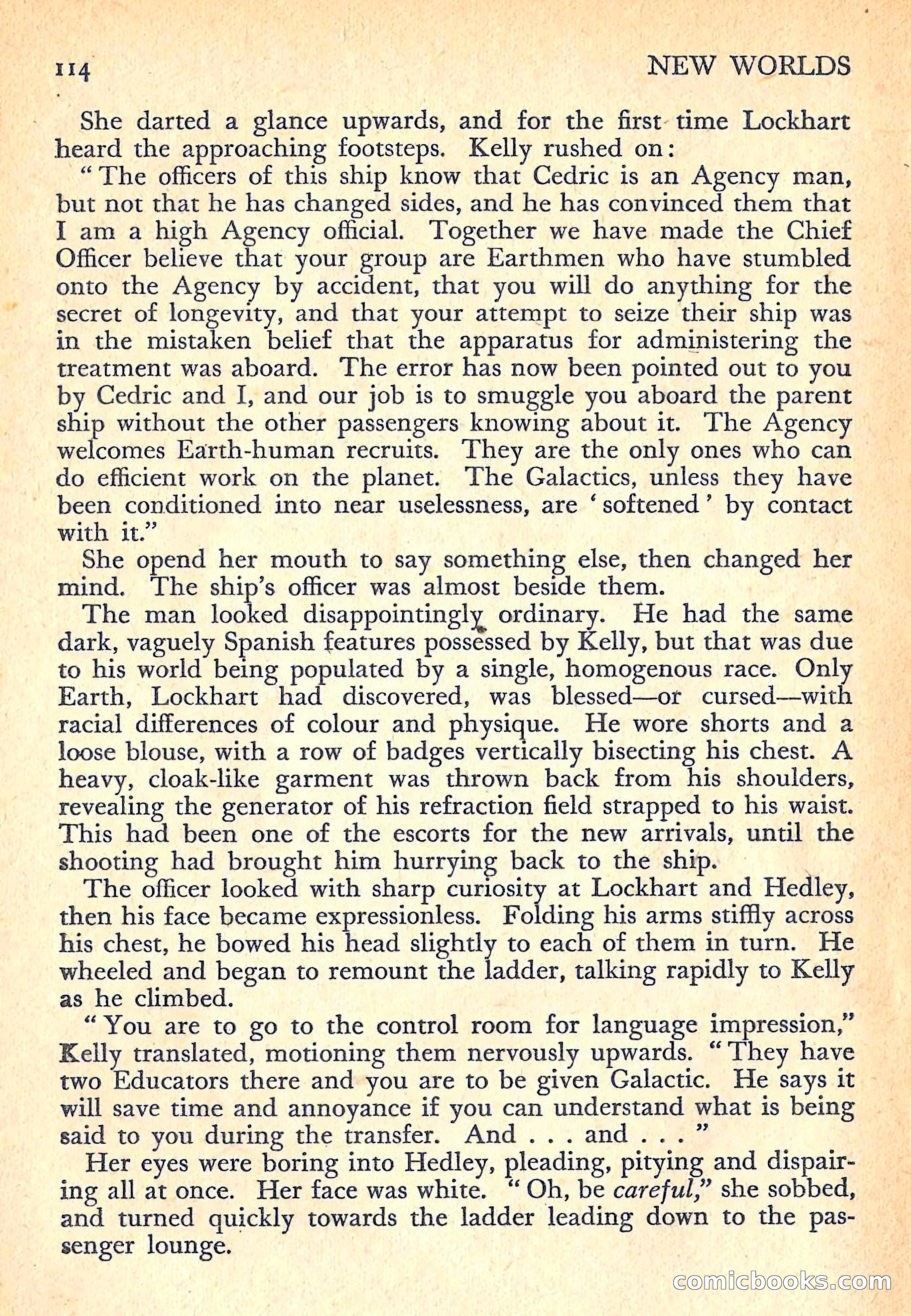 New Worlds Science Fiction No. 53 — page 116: Pulp Fiction, 1956