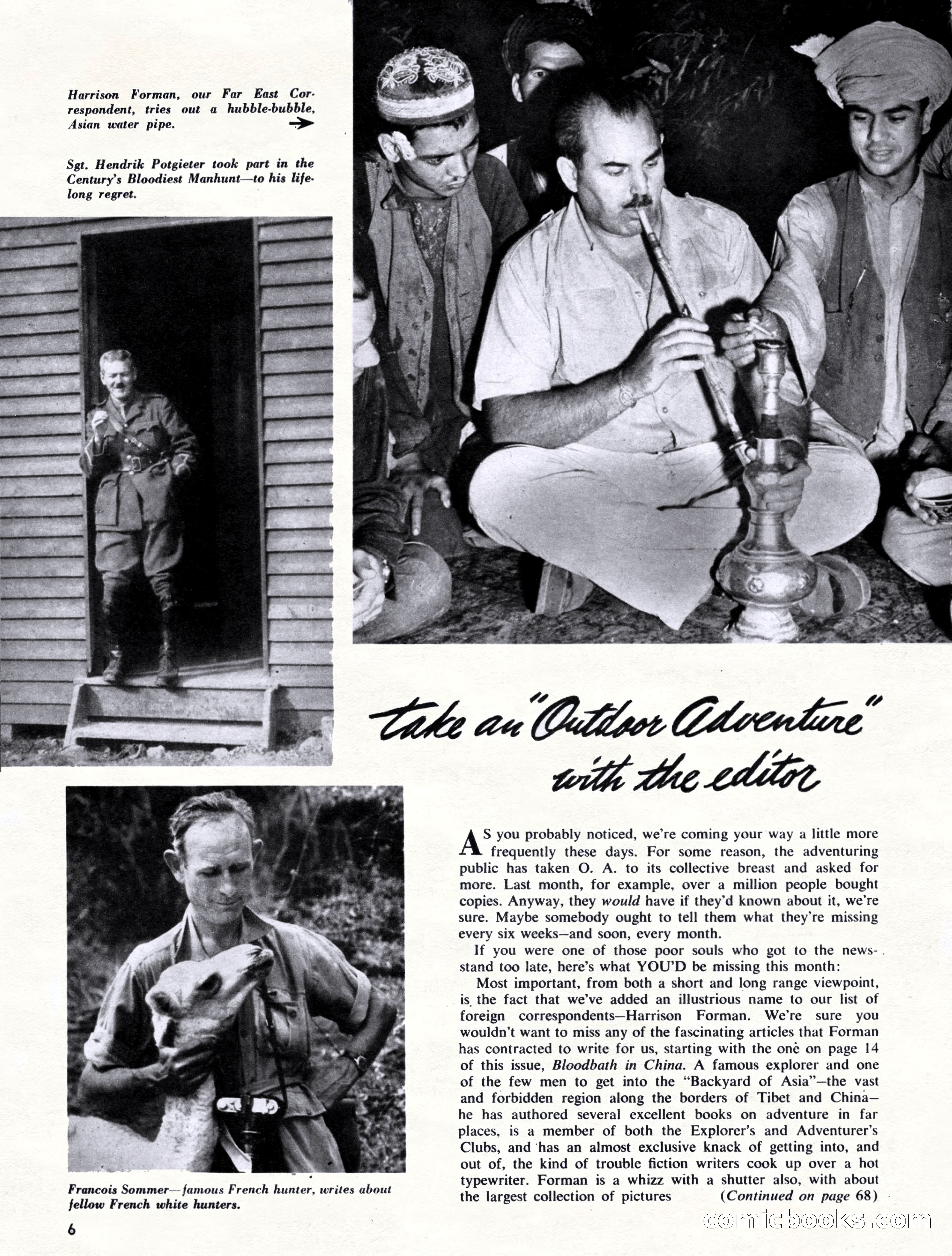 Outdoor Adventures, March 1956 — page 6 of 84