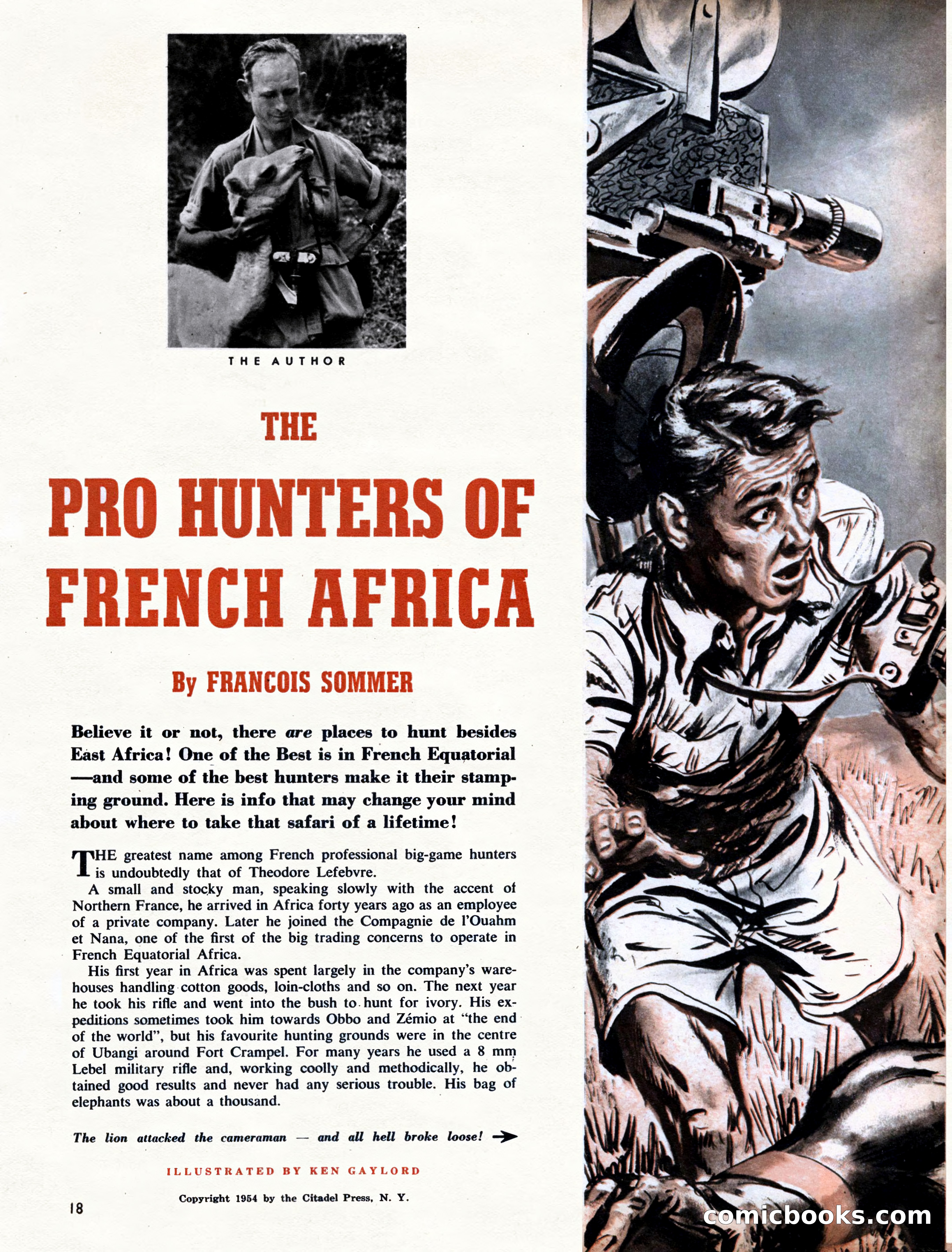 Outdoor Adventures, March 1956 — page 18 of 84