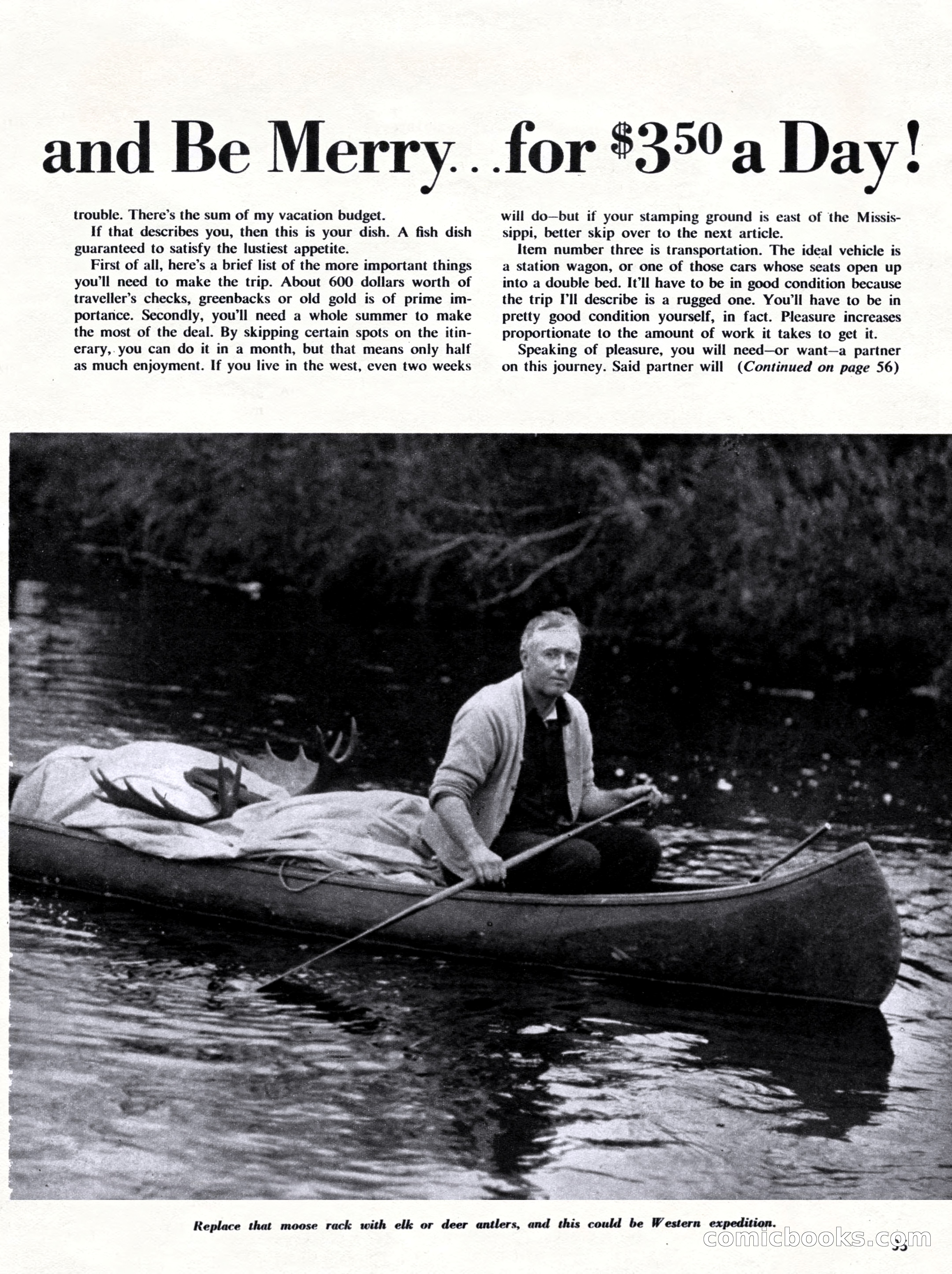 Outdoor Adventures, March 1956 — page 35 of 84