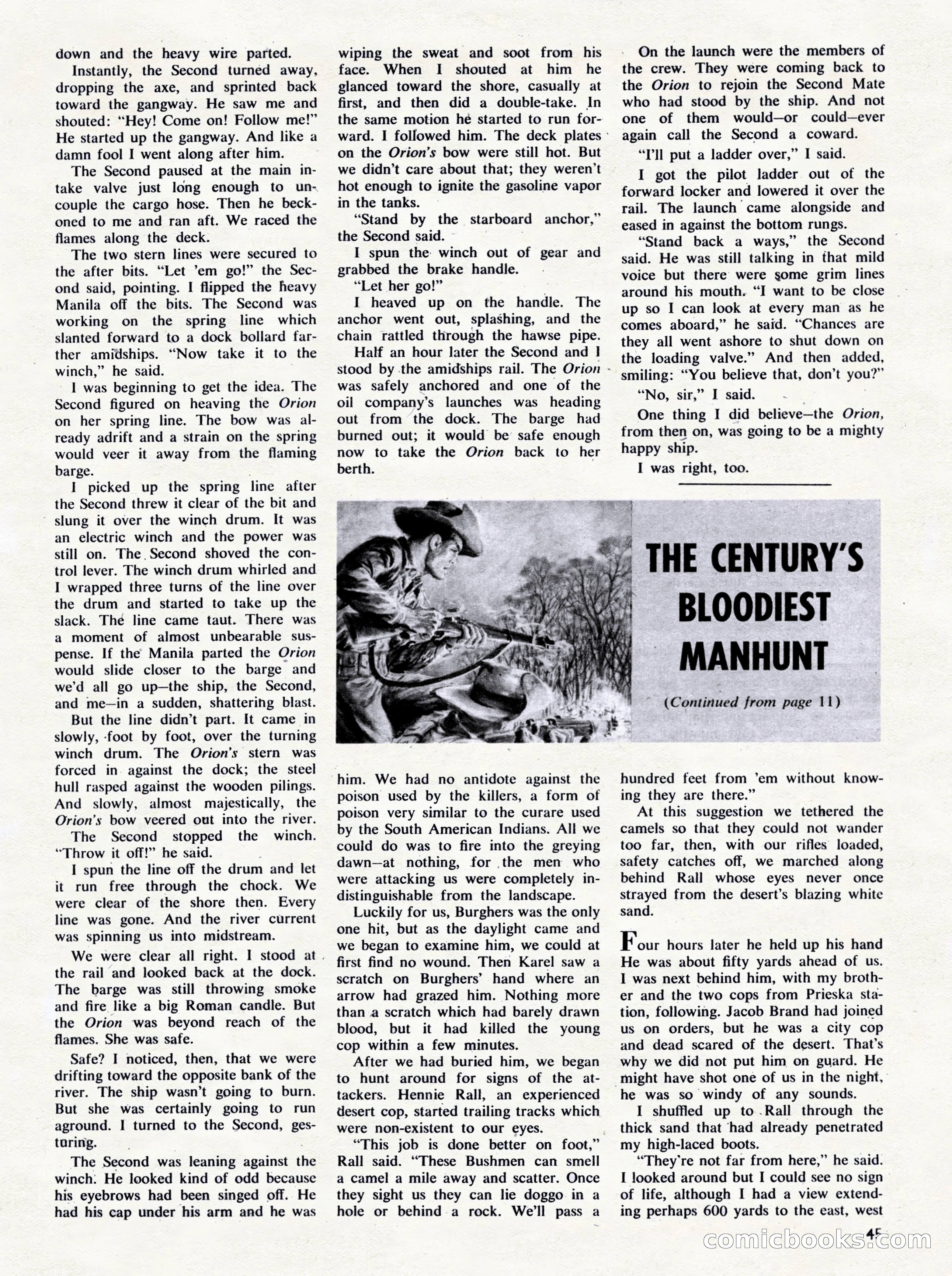 Outdoor Adventures, March 1956 — page 45 of 84