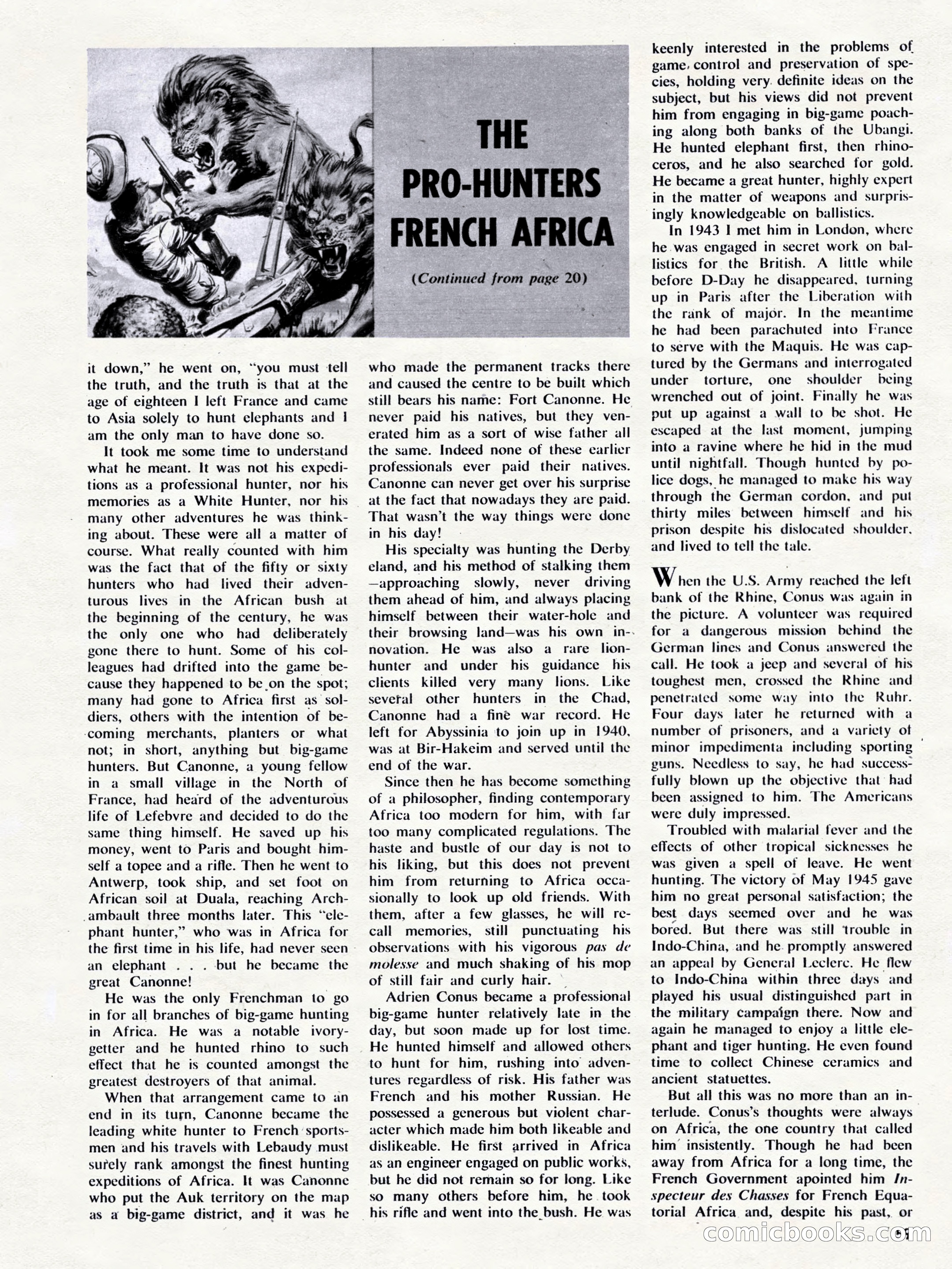 Outdoor Adventures, March 1956 — page 59 of 84