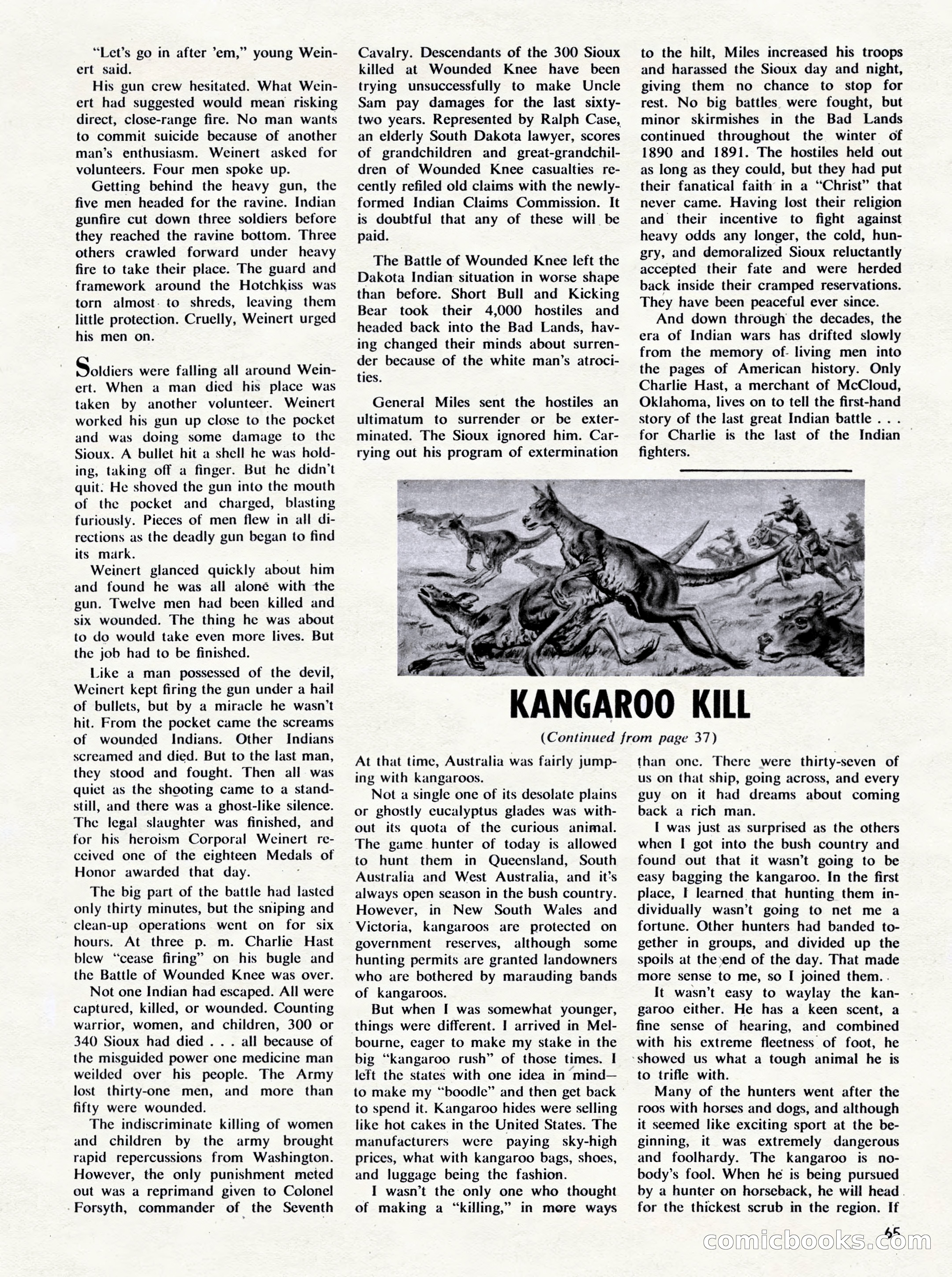 Outdoor Adventures, March 1956 — page 65 of 84